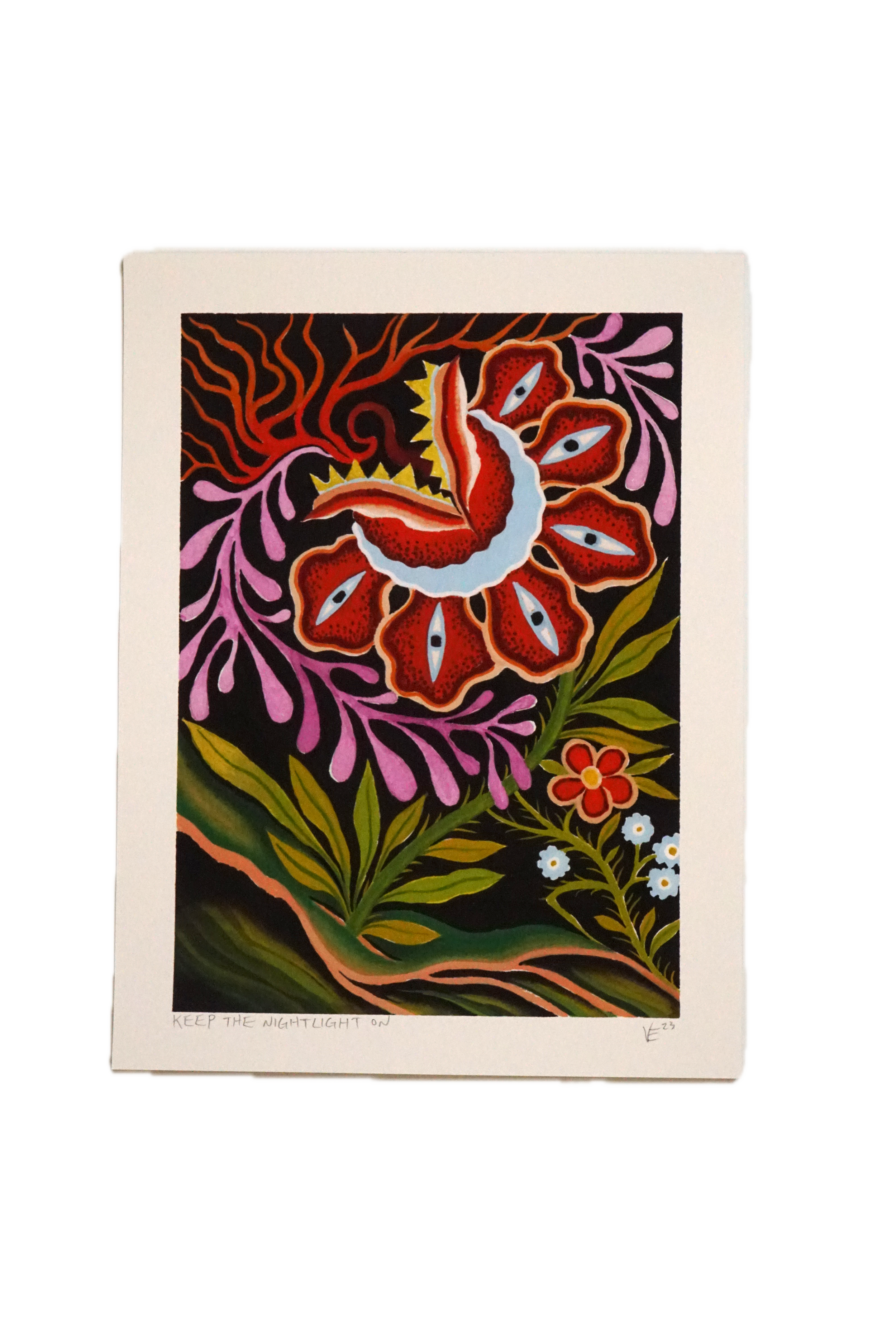 "Keep The Nightlight On" [Print] - Virginia Elwood