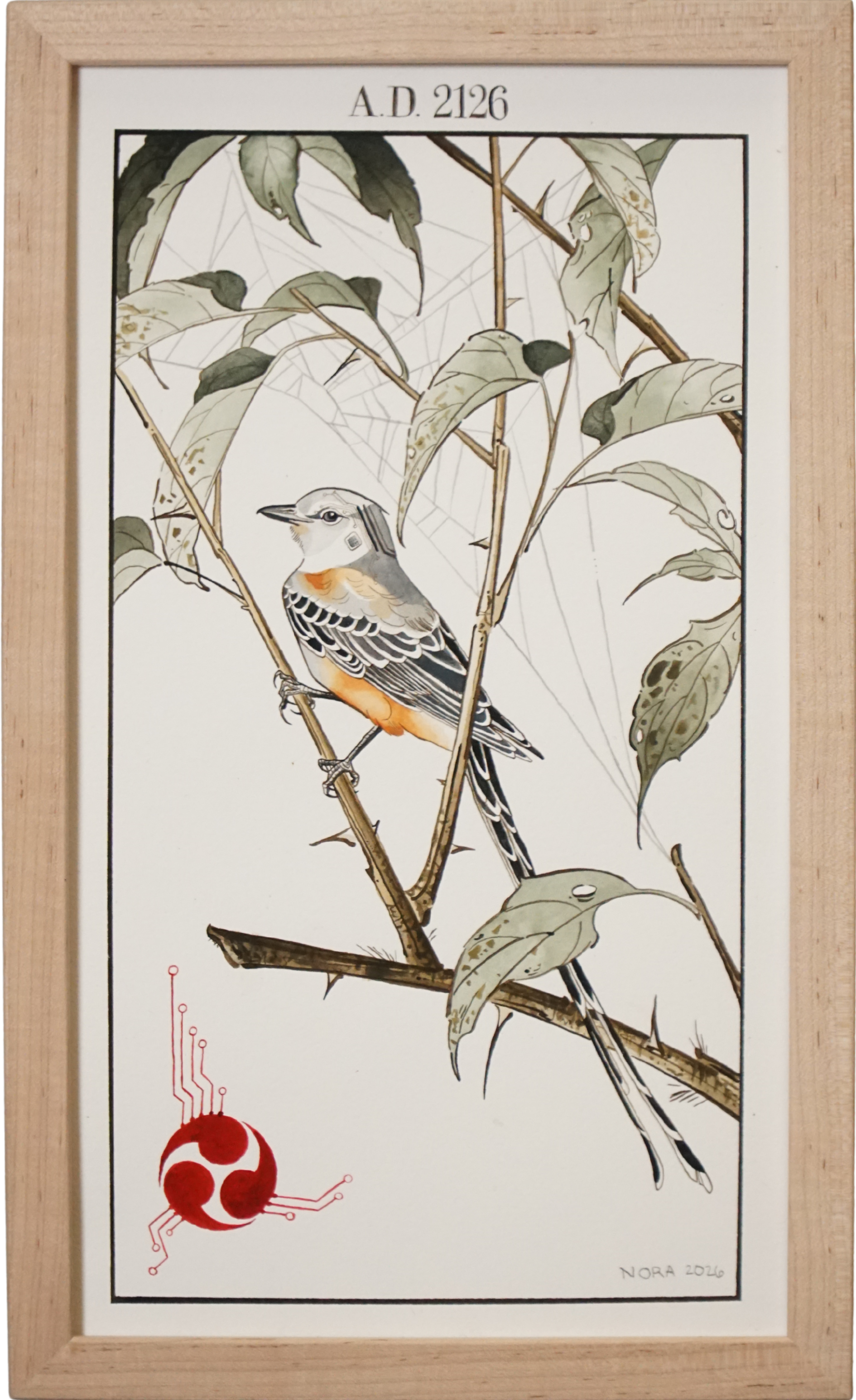 Nora Townsend - "Cybernetic Scissor-tailed Flycatcher"