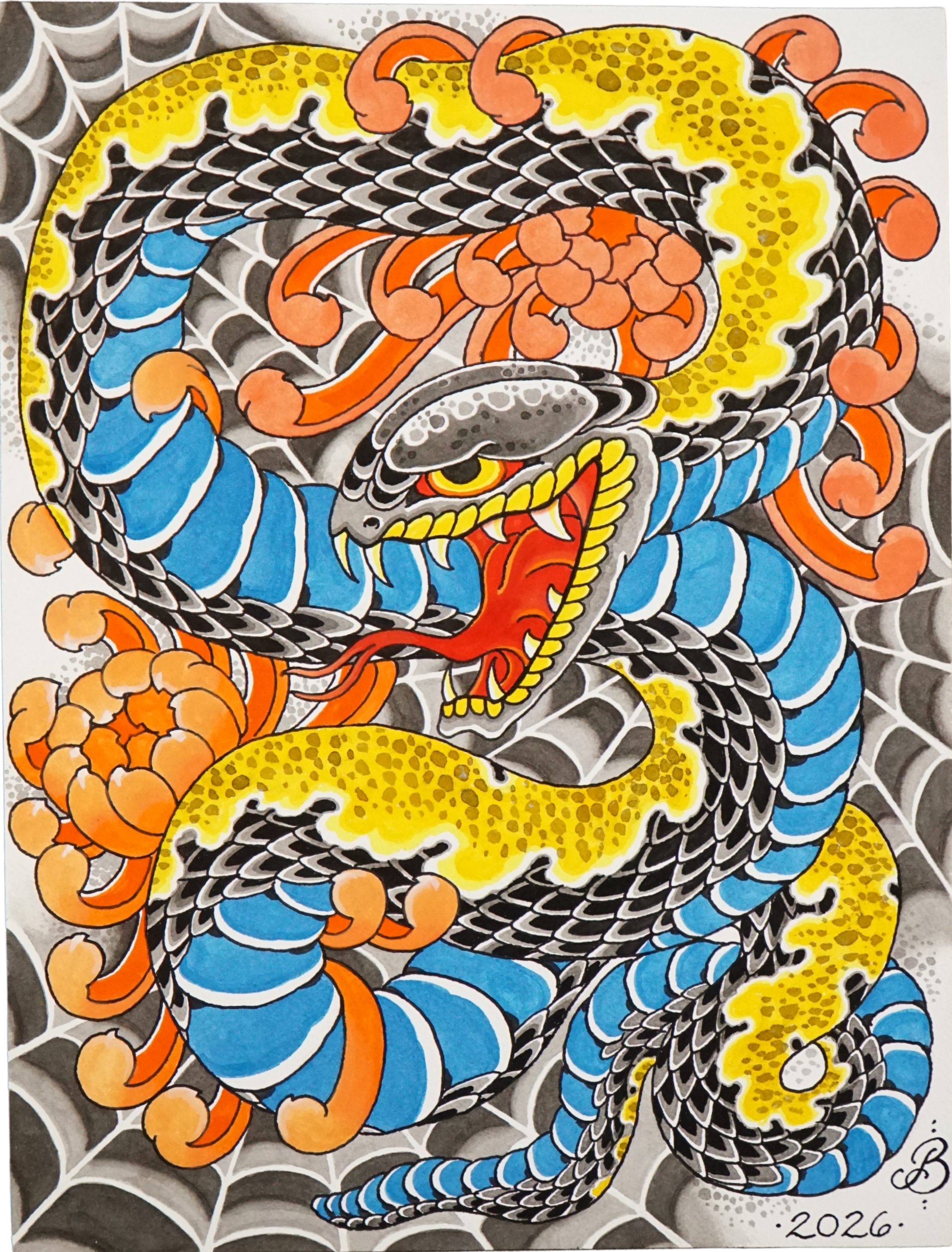 Beau Brady - "Snake and Mums"