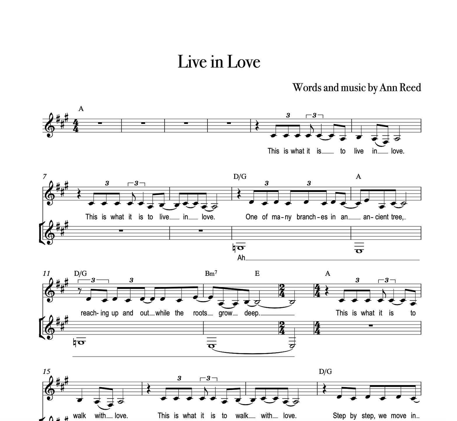 "Live in Love"