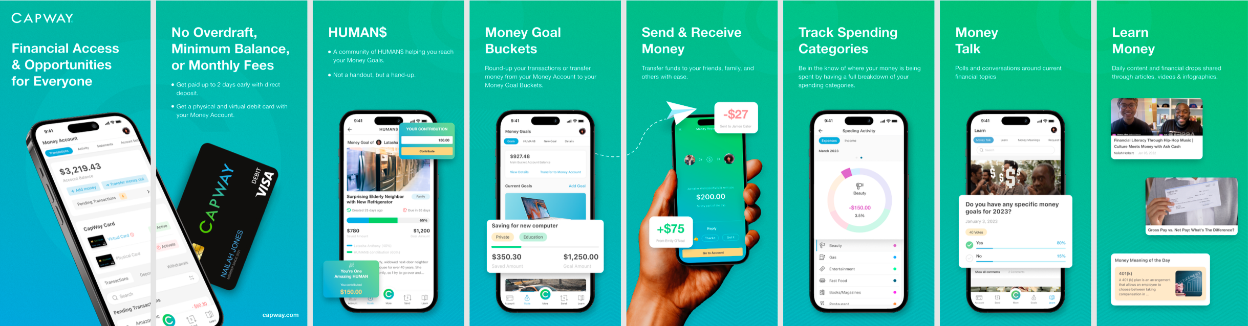 CapWay digital bank, fintech startup founded by Sheena Allen focused on financial inclusion