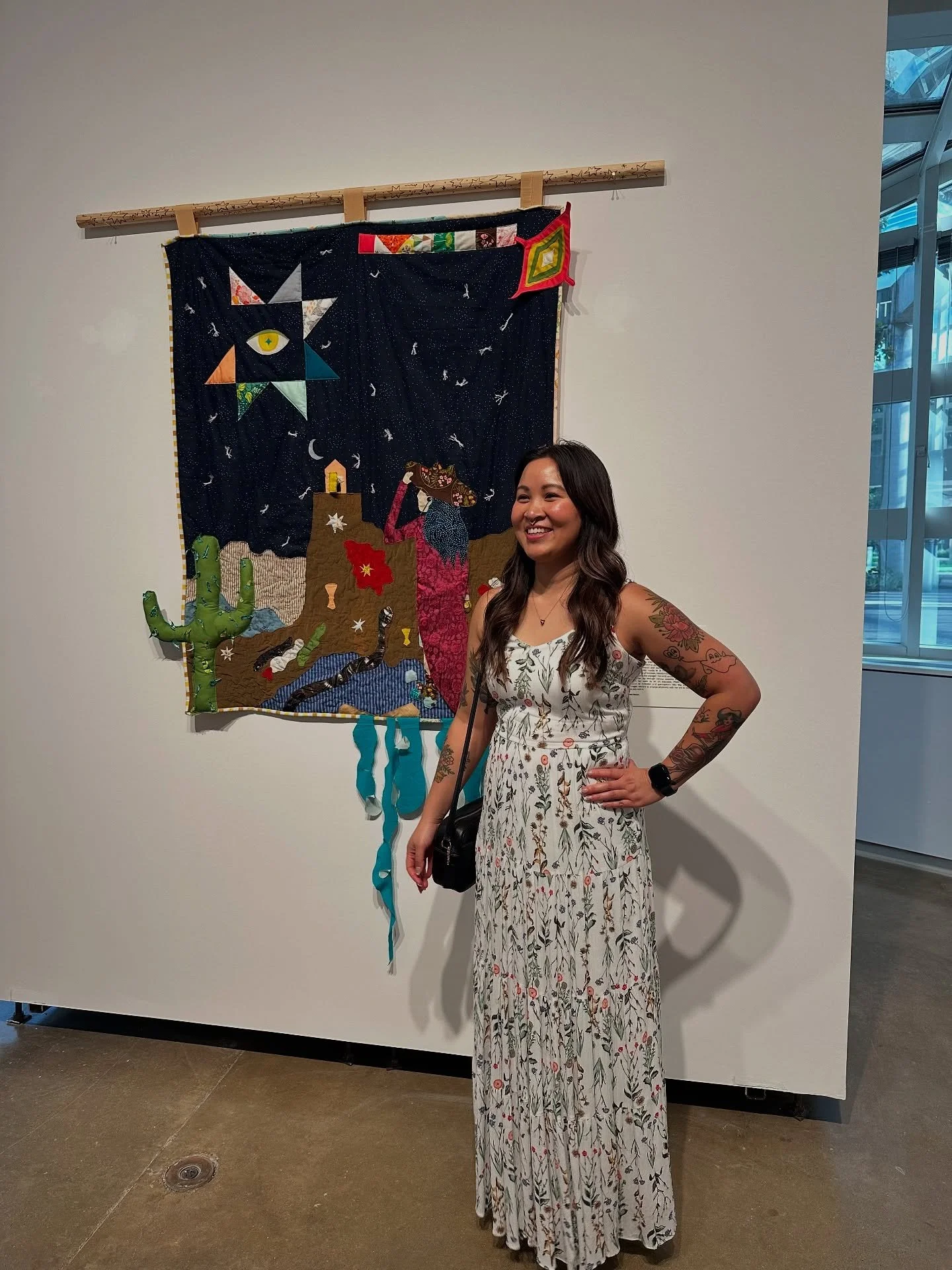 Thank you @eunice.seong @isa.blankers @abbeysempebwa @kayseedig @sjparsons123 @tcuartgalleries for including my piece in the &ldquo;Nevertheless, We Rested&rdquo; exhibition. Thank you to all who came to support. I&rsquo;m so grateful and honored, tr