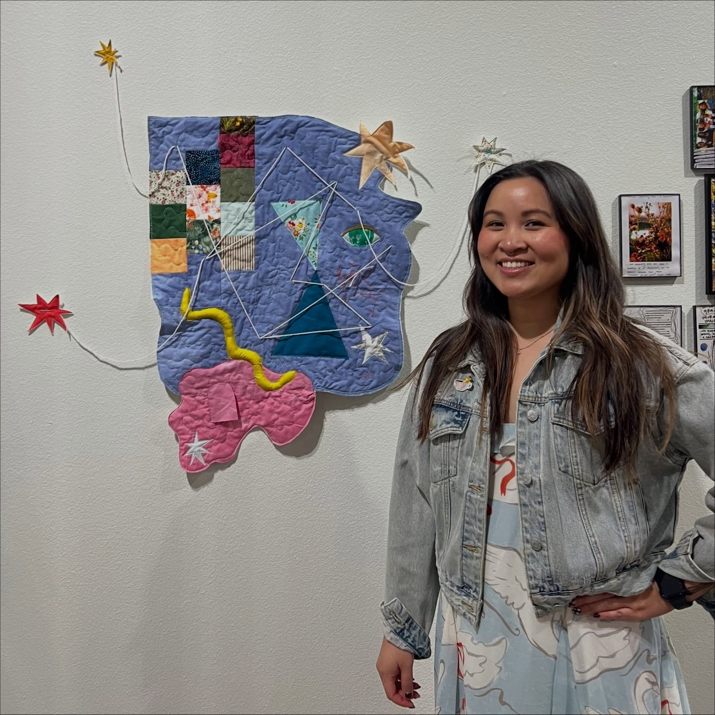 I am quite behind on posting but thank you to @agoodmanseducation and @arttooth for inviting me to participate in the exhibit &ldquo;A Good Gathering&rdquo; at @thepoolnearsouthside ! I am grateful to have been included 🙏