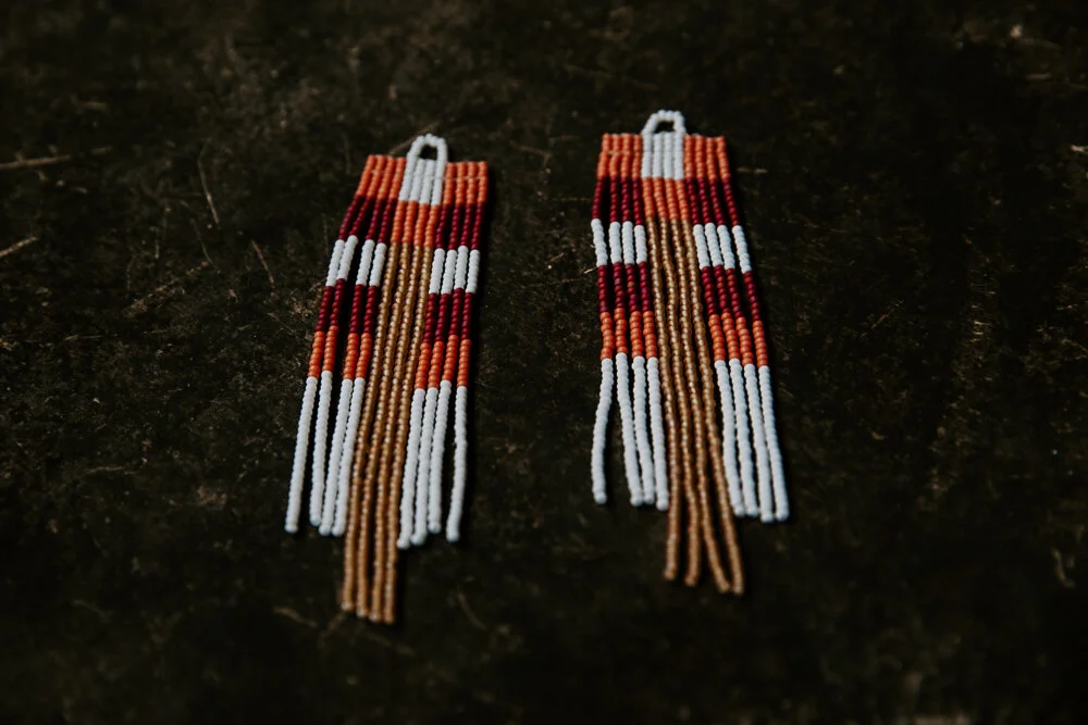 Quilted Danglers {Warm}