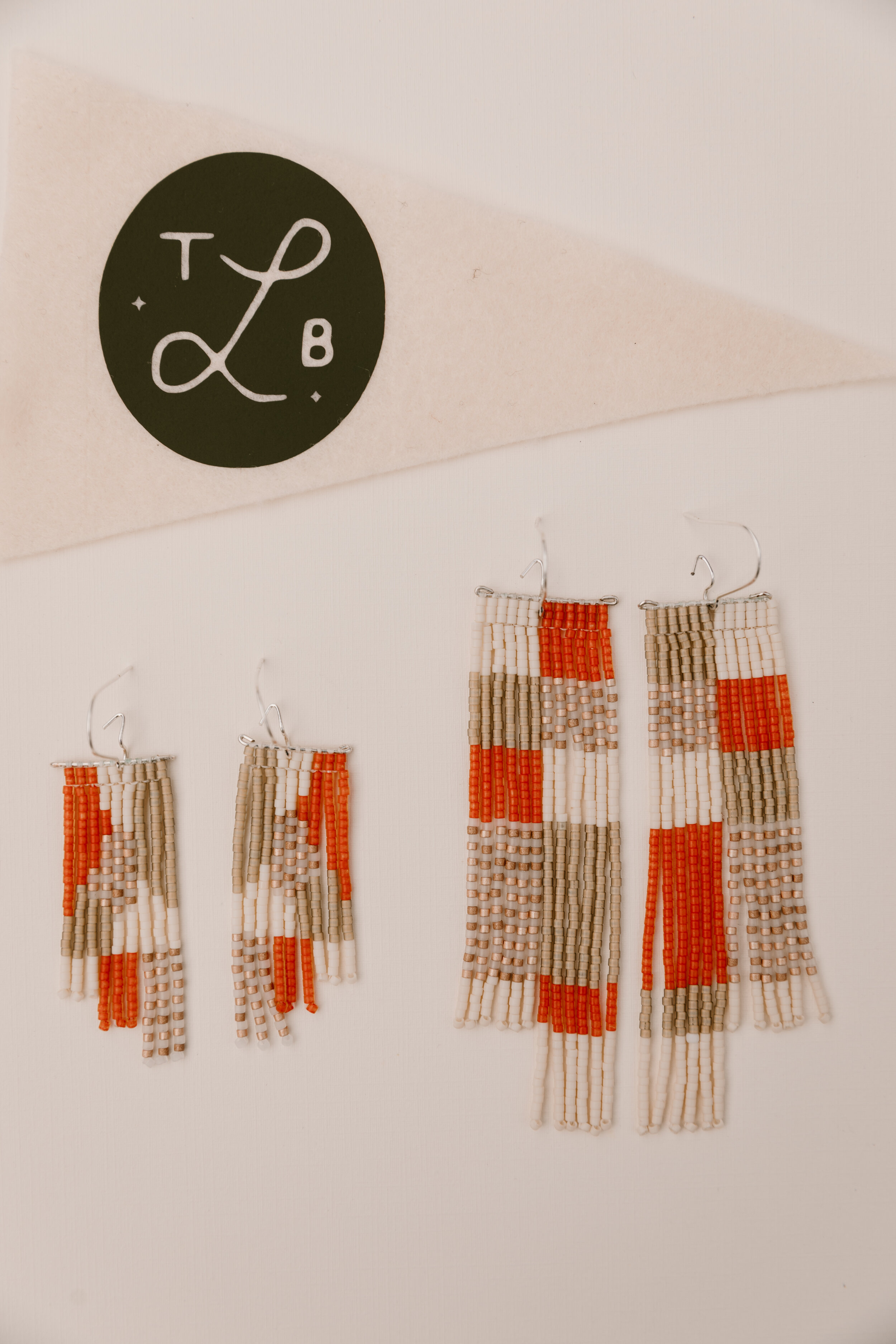 Abstract Danglers {Green+Orange}