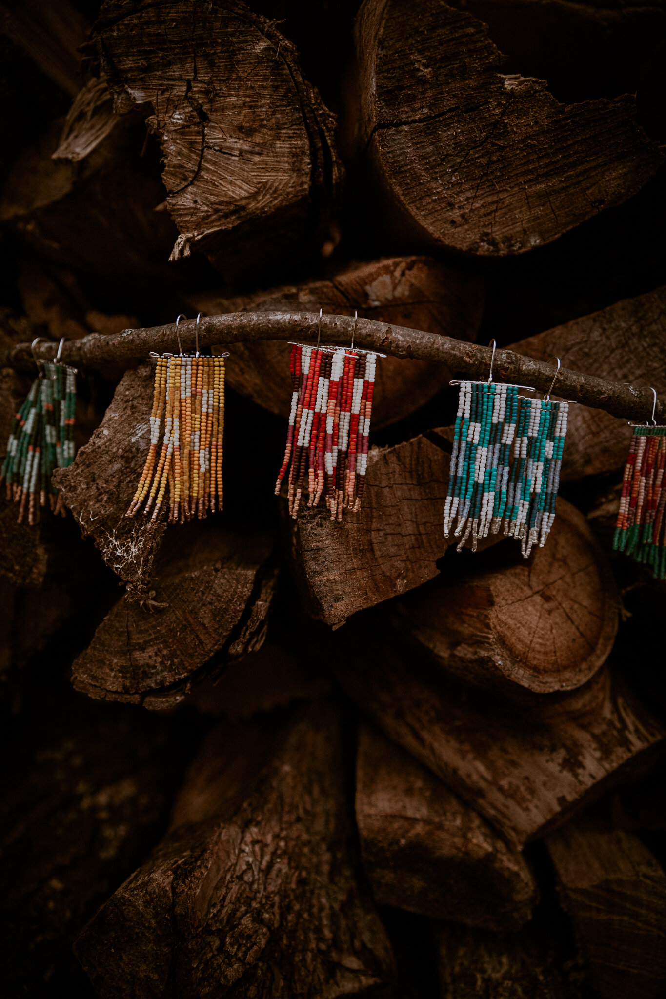 Red Copper: Scardetta Tapestry Danglers