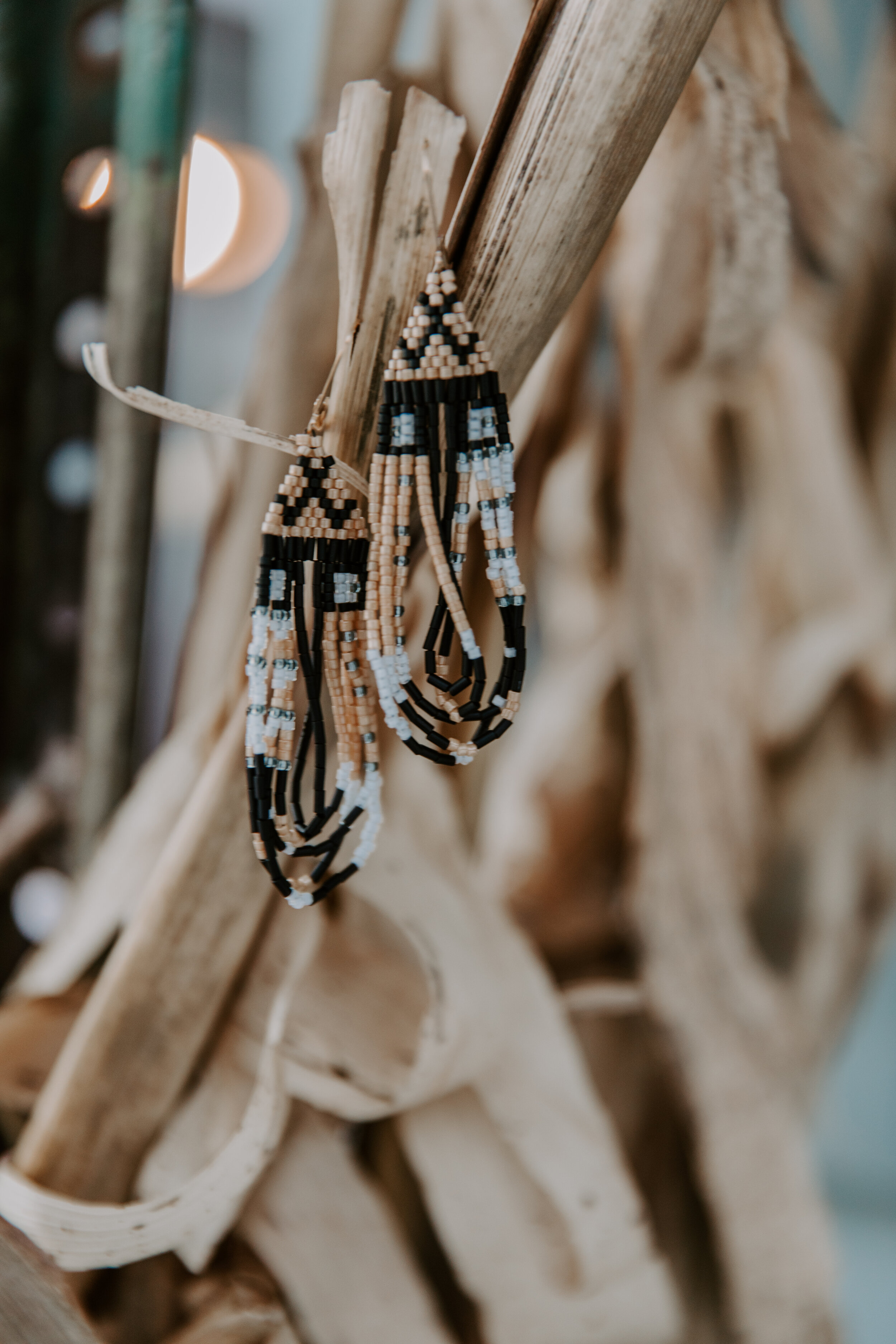 Terracotta Hooped Danglers