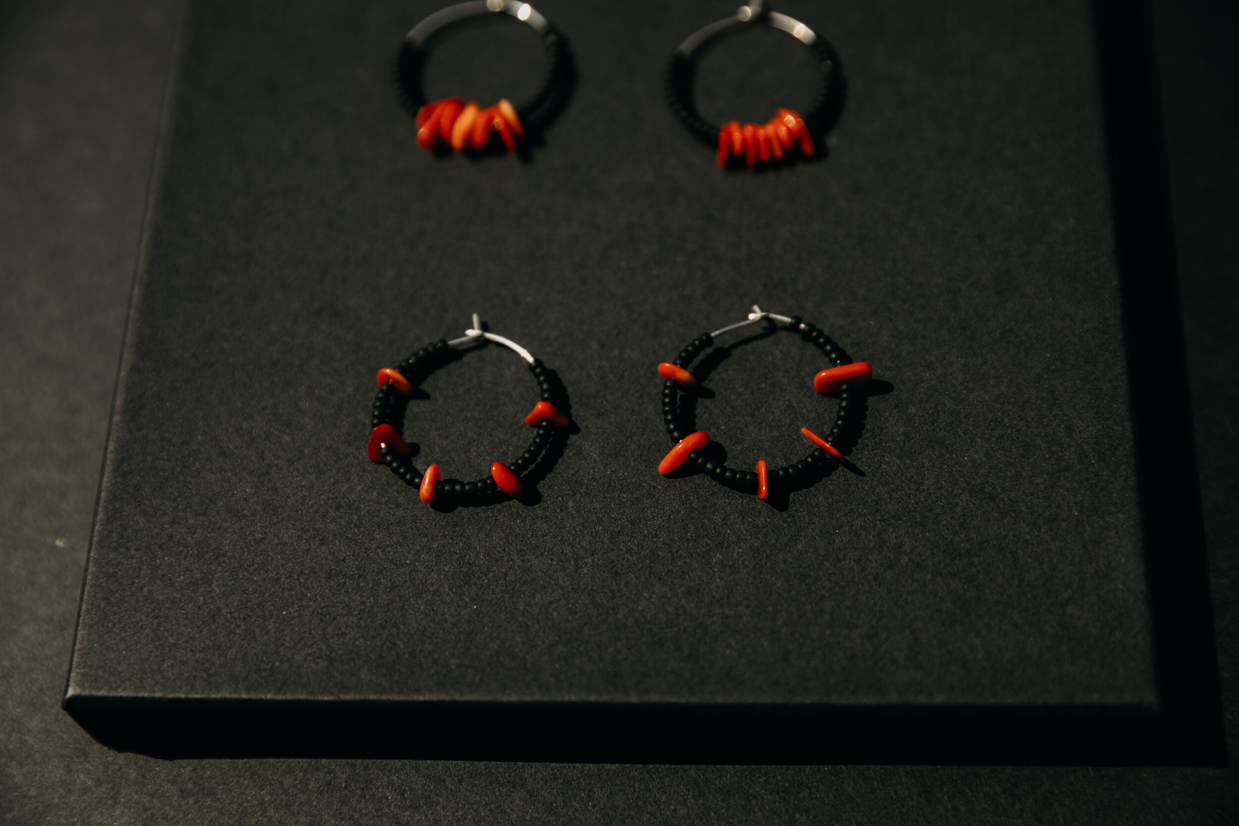 Charcoal + Chipped Coral 3