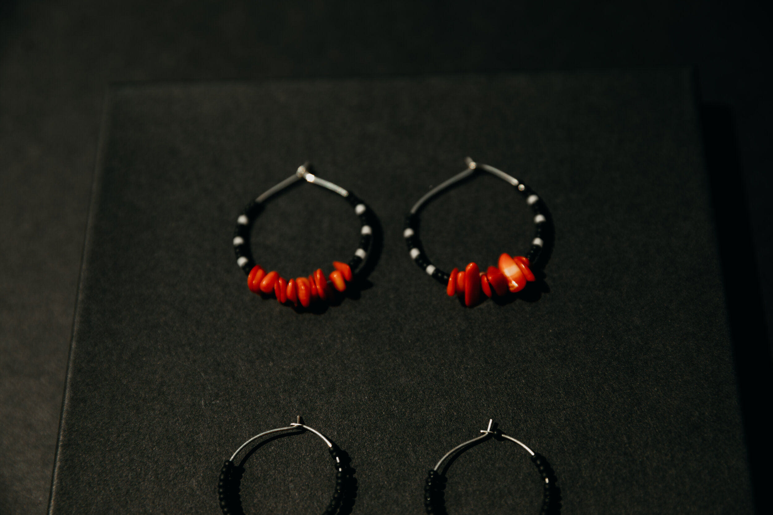 Charcoal + Chipped Coral 1 