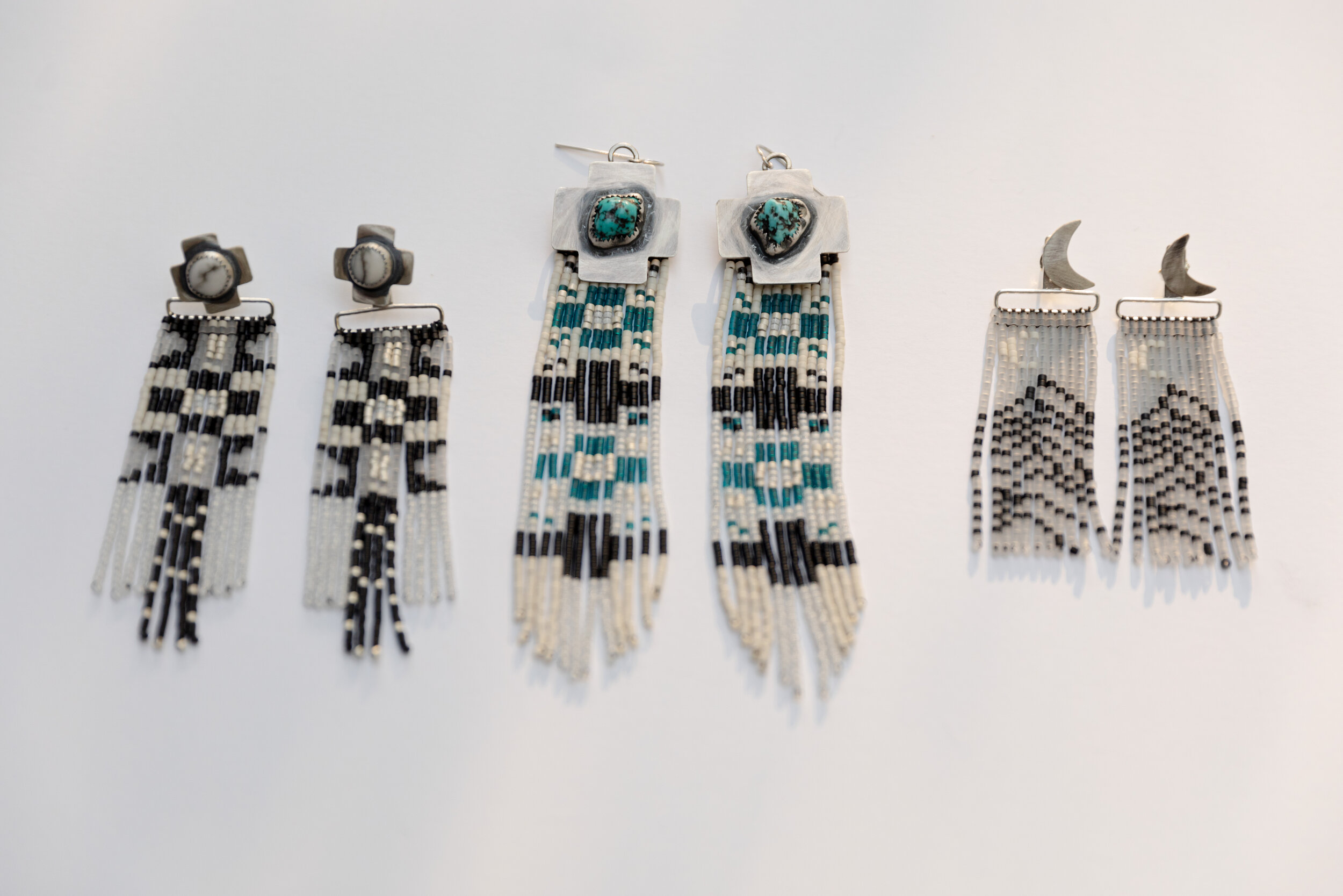 White Buffalo Cross Ear Jackets