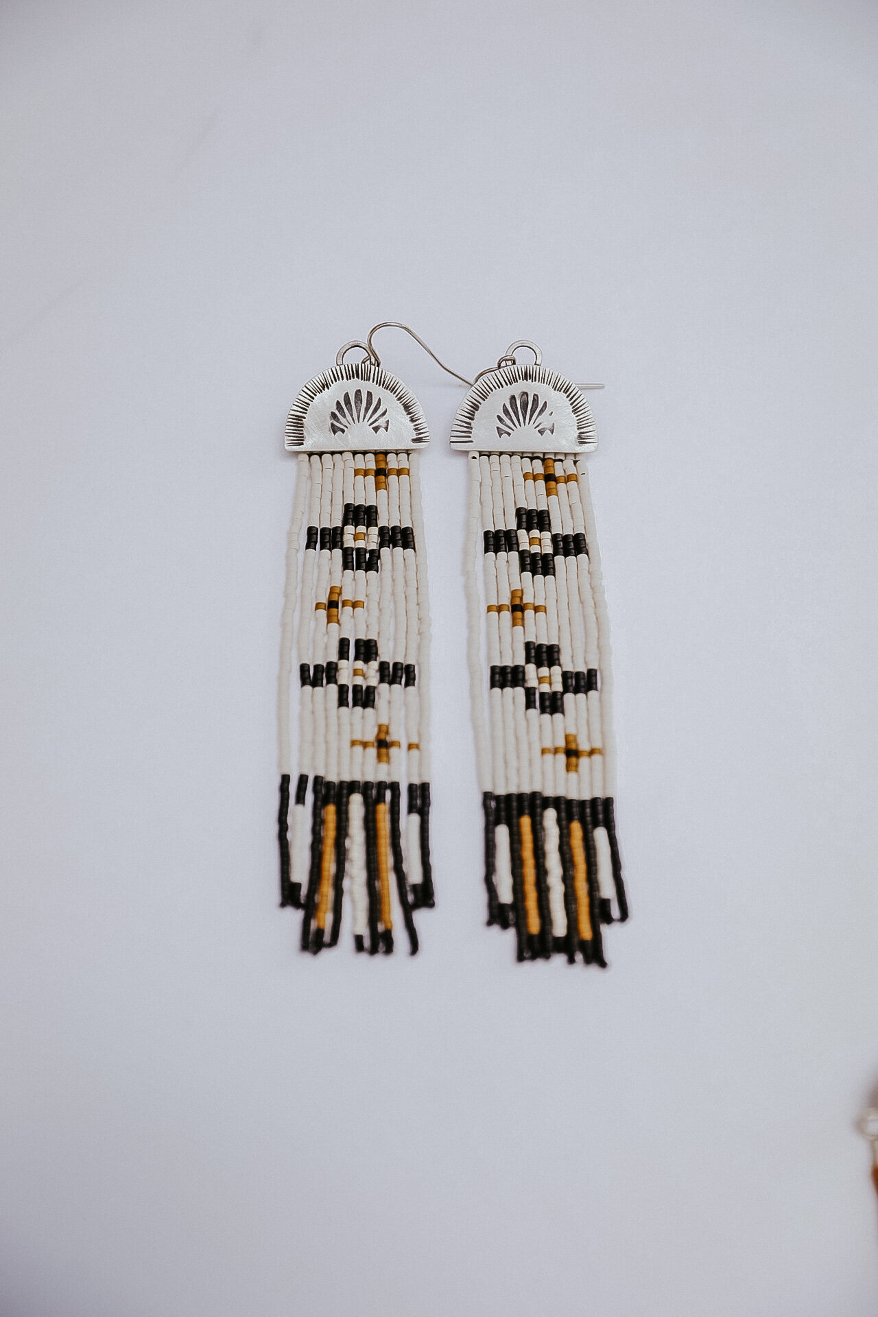 Stamped Metal Cross Danglers