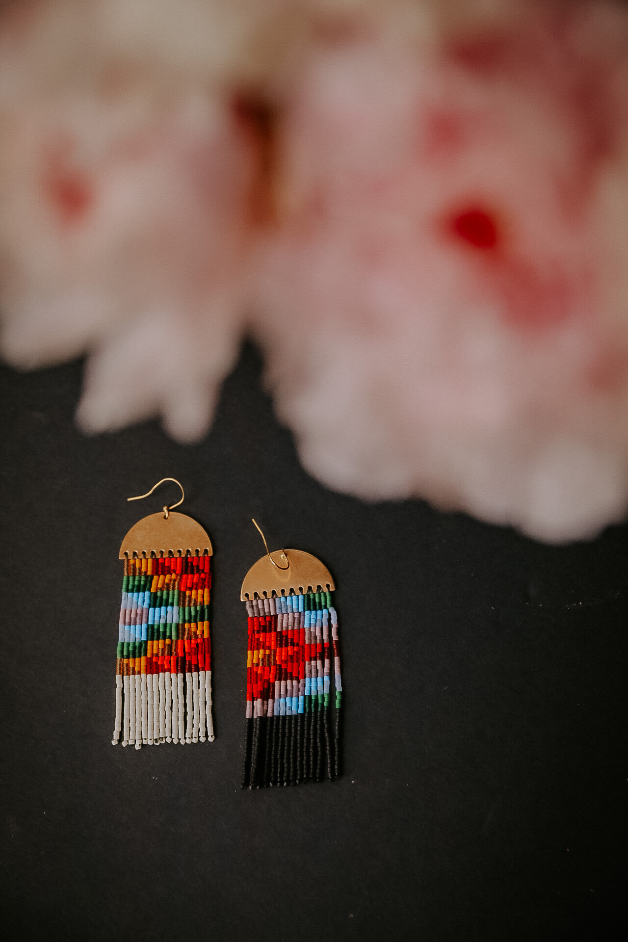 Brass Pride Quilted Danglers