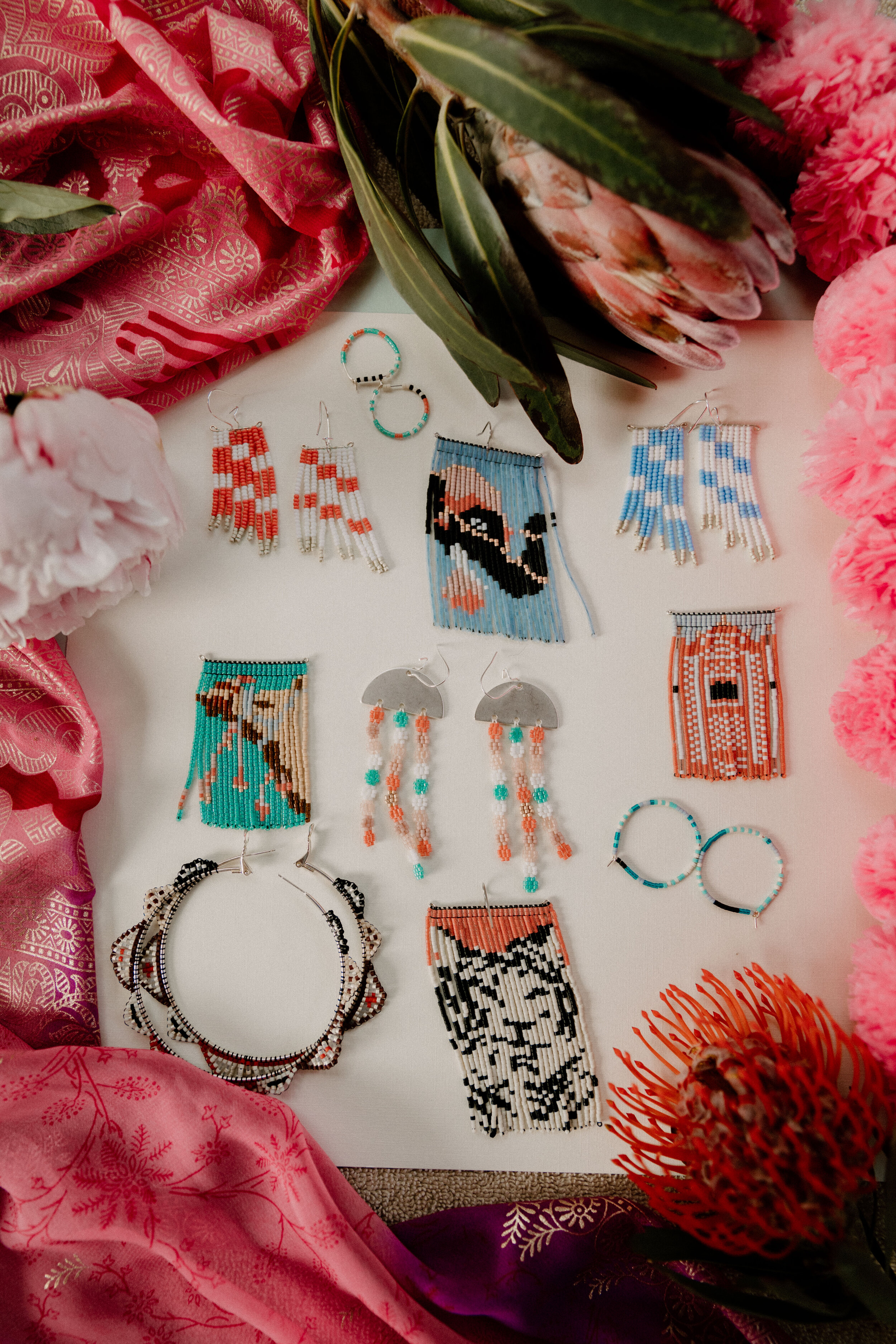 Jaipur Inverted Checkered Danglers