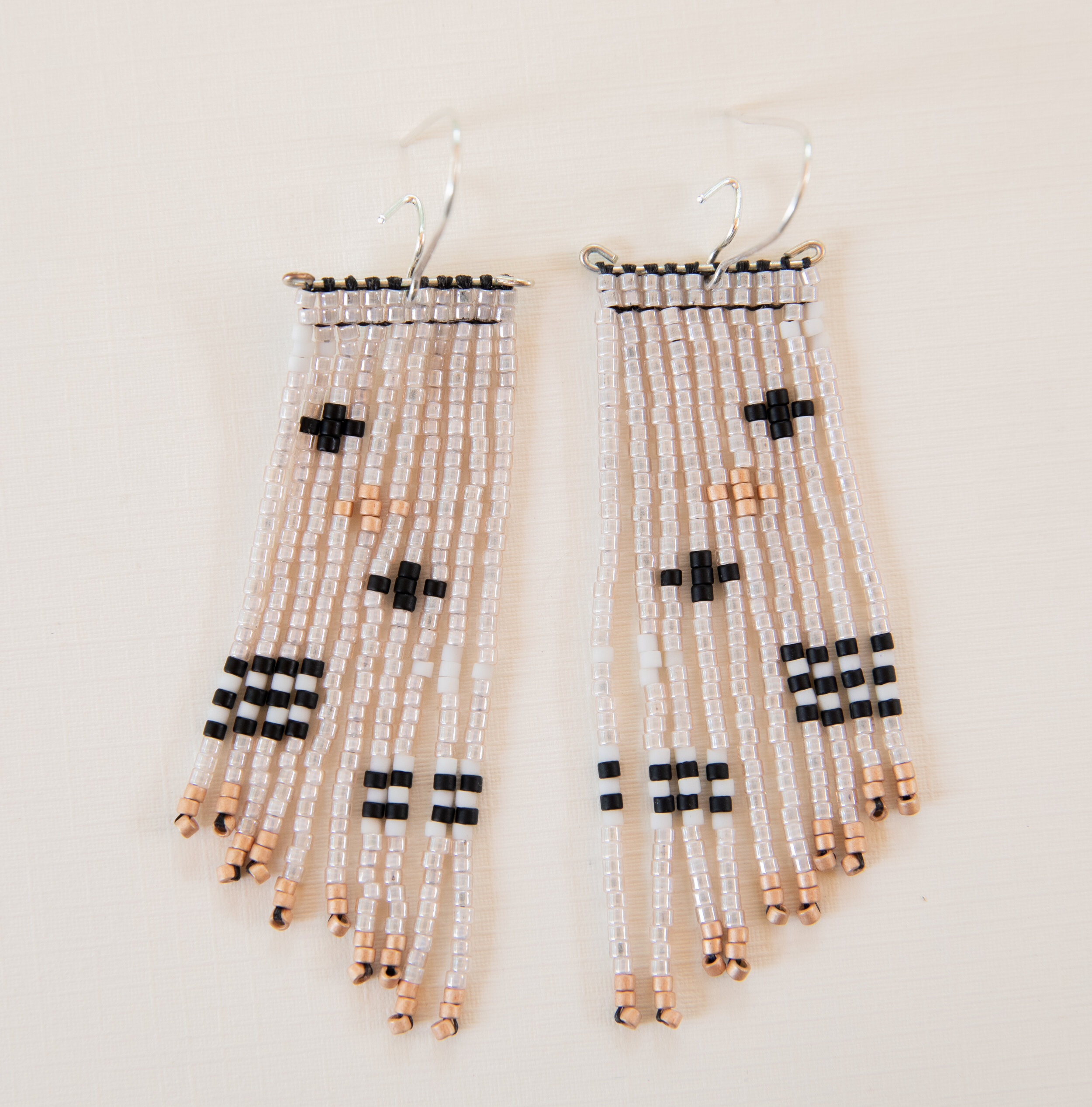 Pink mini cross Danglers