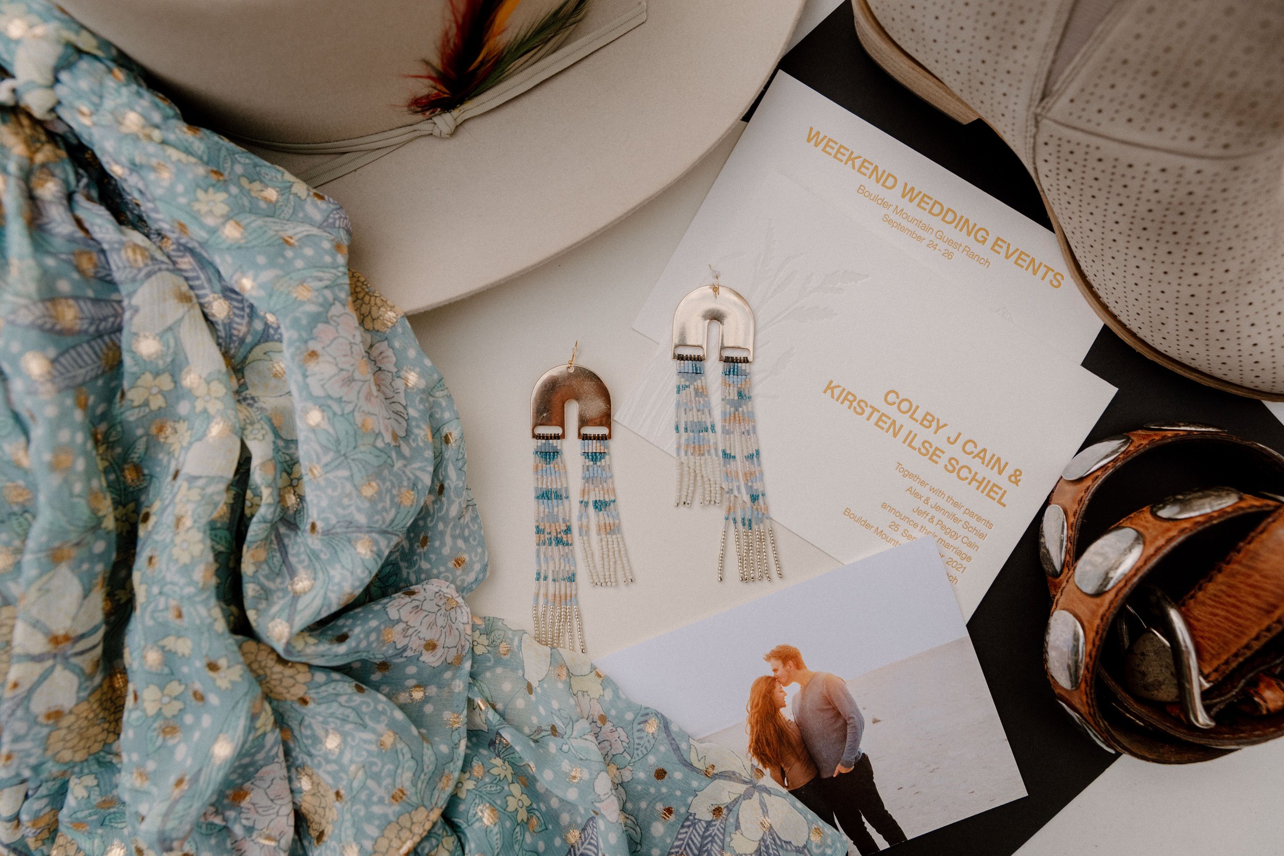 Sils Blue Arrow Danglers