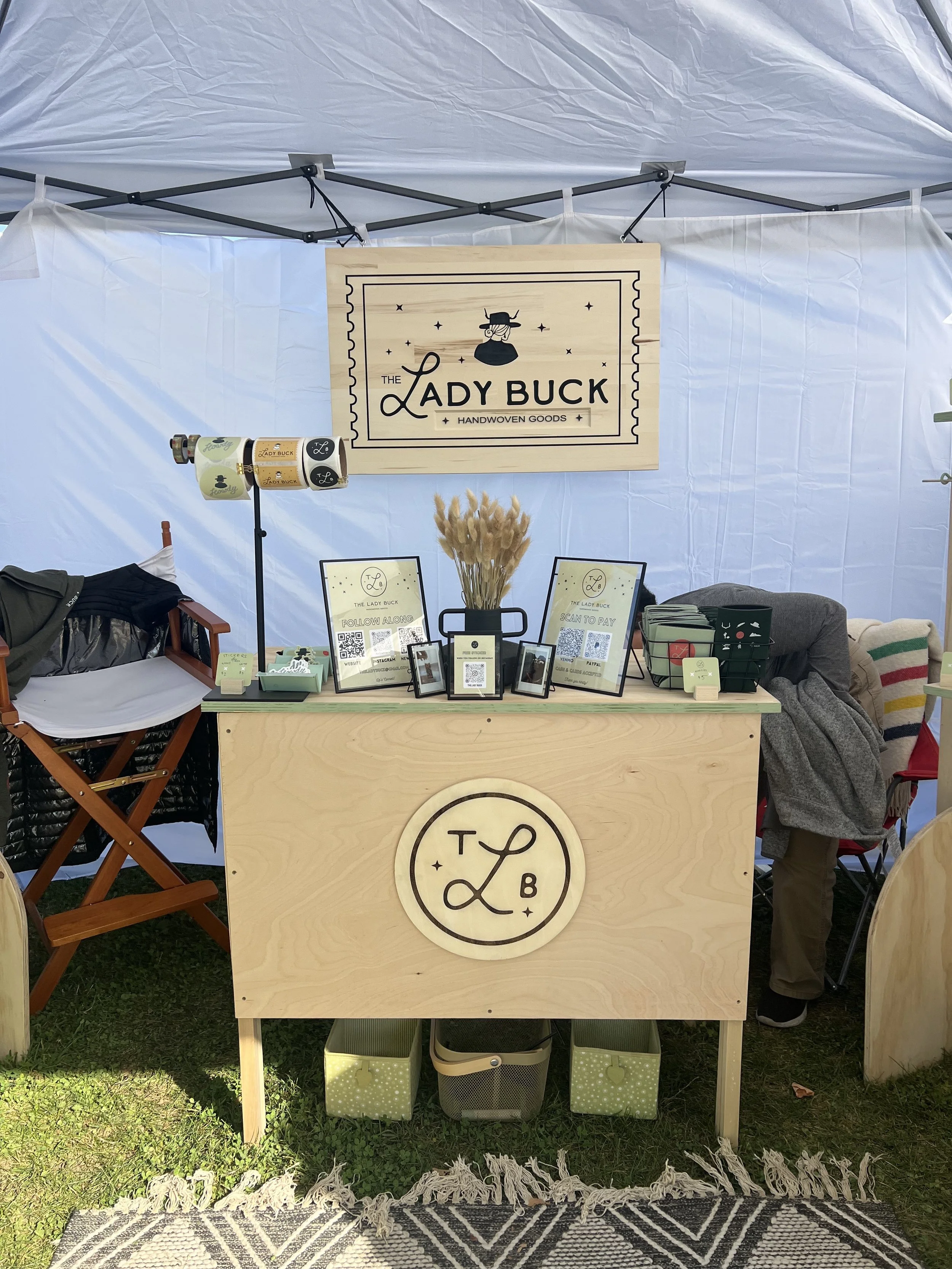 The Lady Buck's 1st Market + NEW Merch