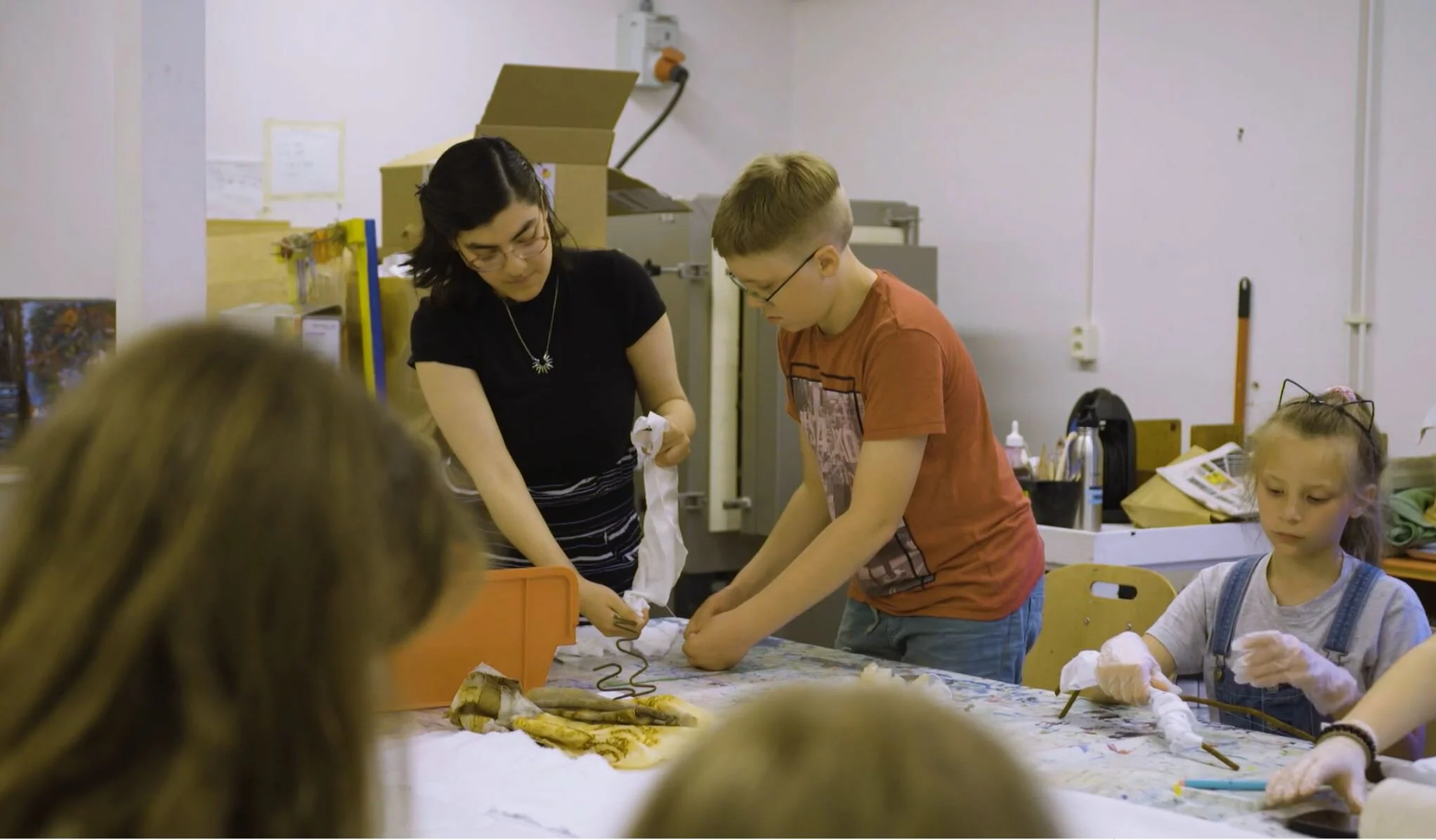 Rust Dye Workshop 2019 (Wrapping the Fabric)