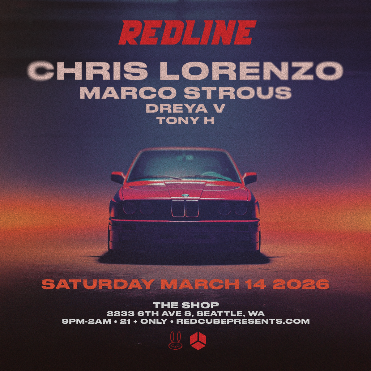 SEATTLE | MARCH 14TH | CHRIS LORENZO | THE SHOP  | 21+
