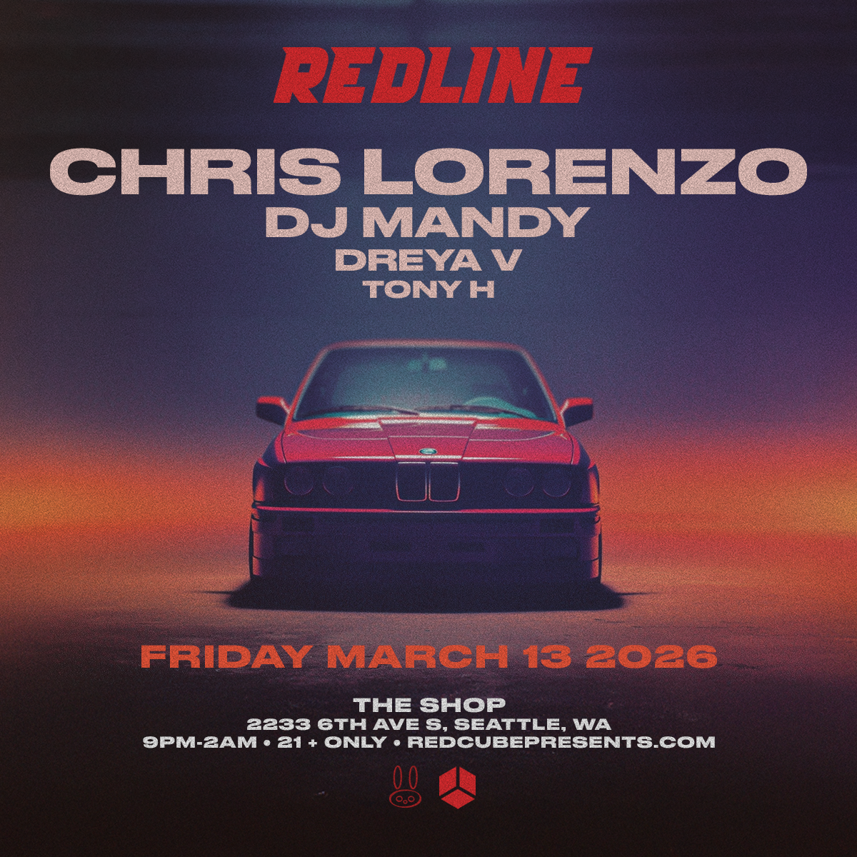 SEATTLE | MARCH 13TH | CHRIS LORENZO | THE SHOP  | 21+