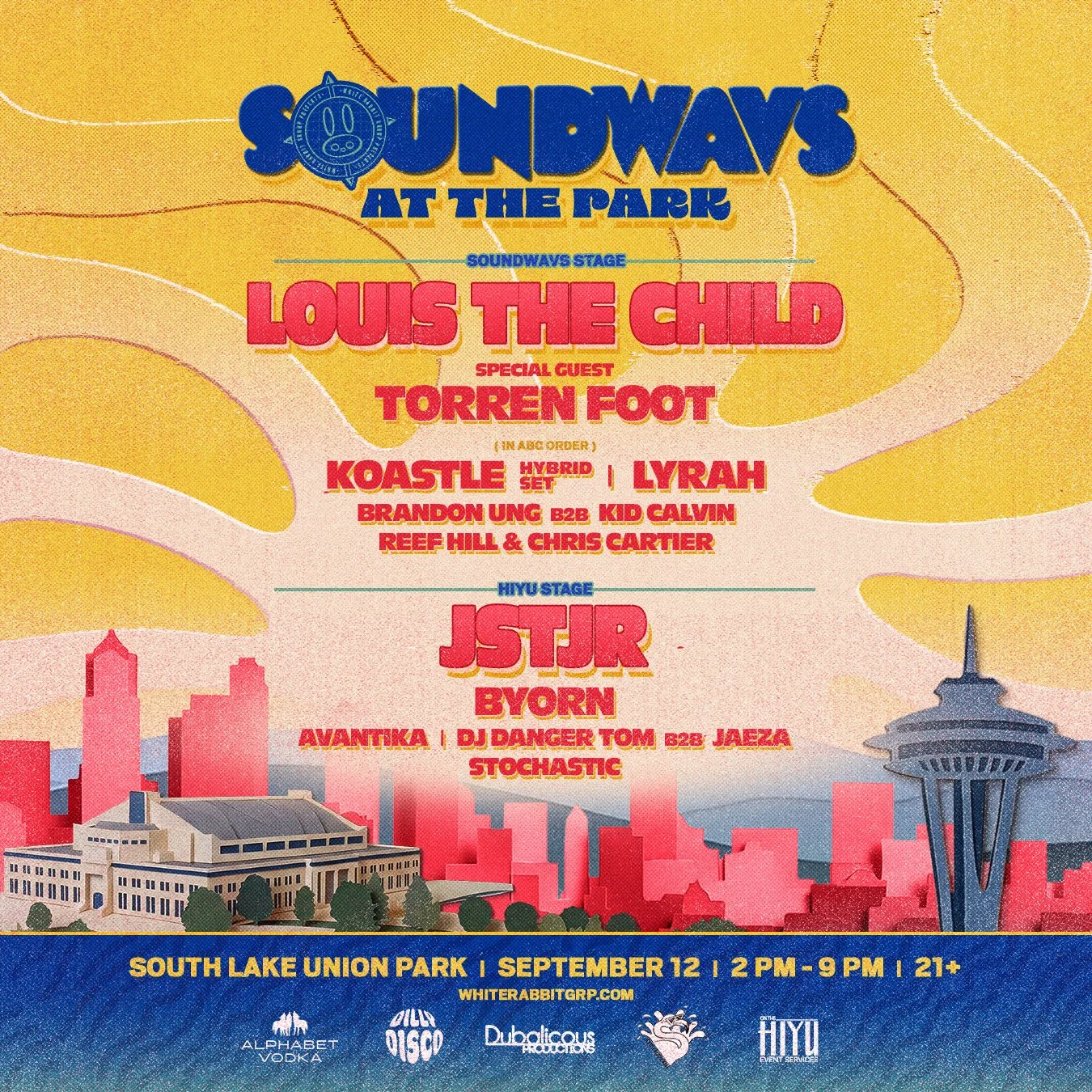 SEATTLE | SEPT 12TH | SATP | LAKE UNION PARK  | 21+