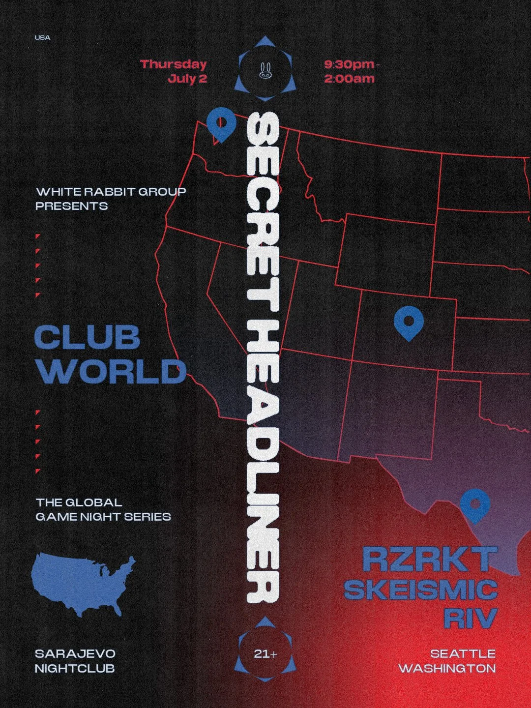 SEATTLE | JULY 2ND | SECRET HEADLINER | SARAJEVO  | 21+