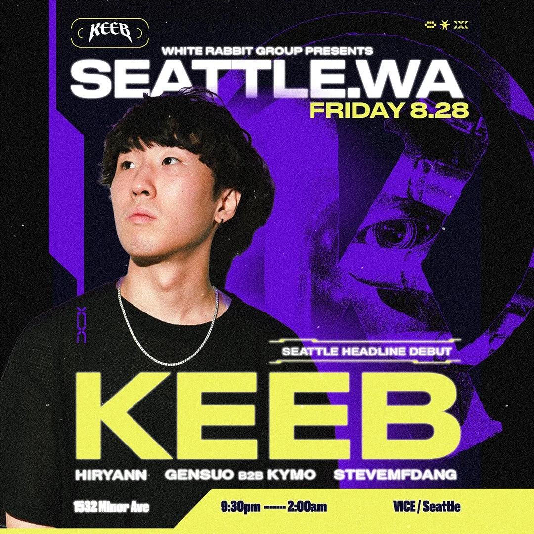 SEATTLE | AUG 28 | KEEB | VICE  | 21+