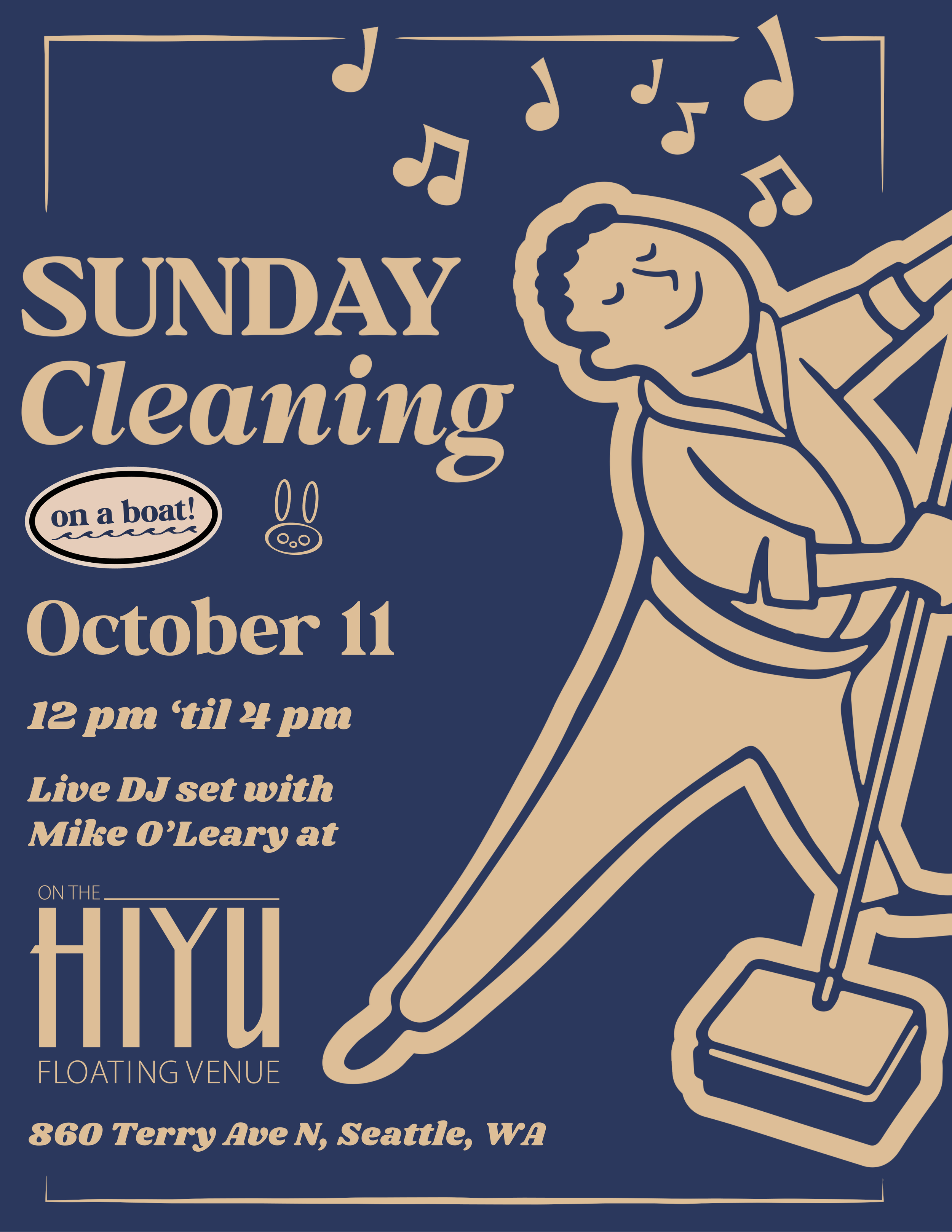 SEATTLE | OCT 11TH | SUNDAY CLEANING | HIYU  | 21+