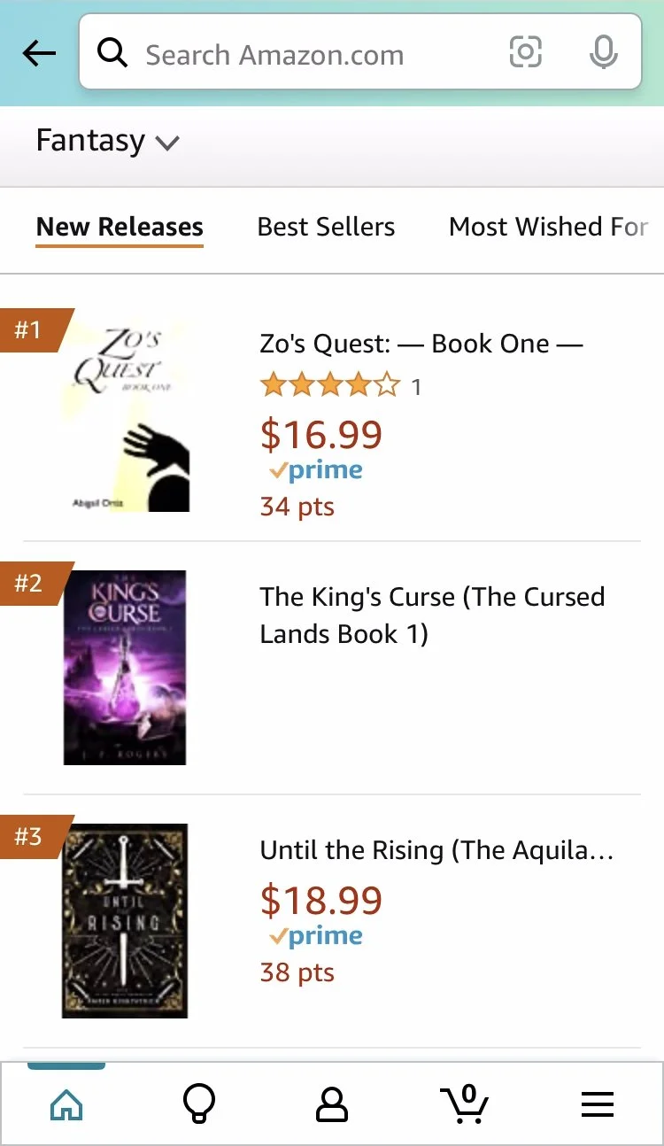 Zo's Quest —Book One— #1 New Release