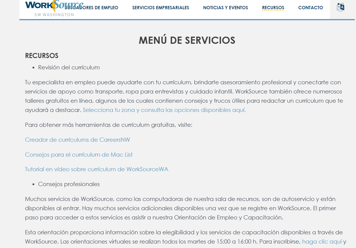 WorkSource Washington