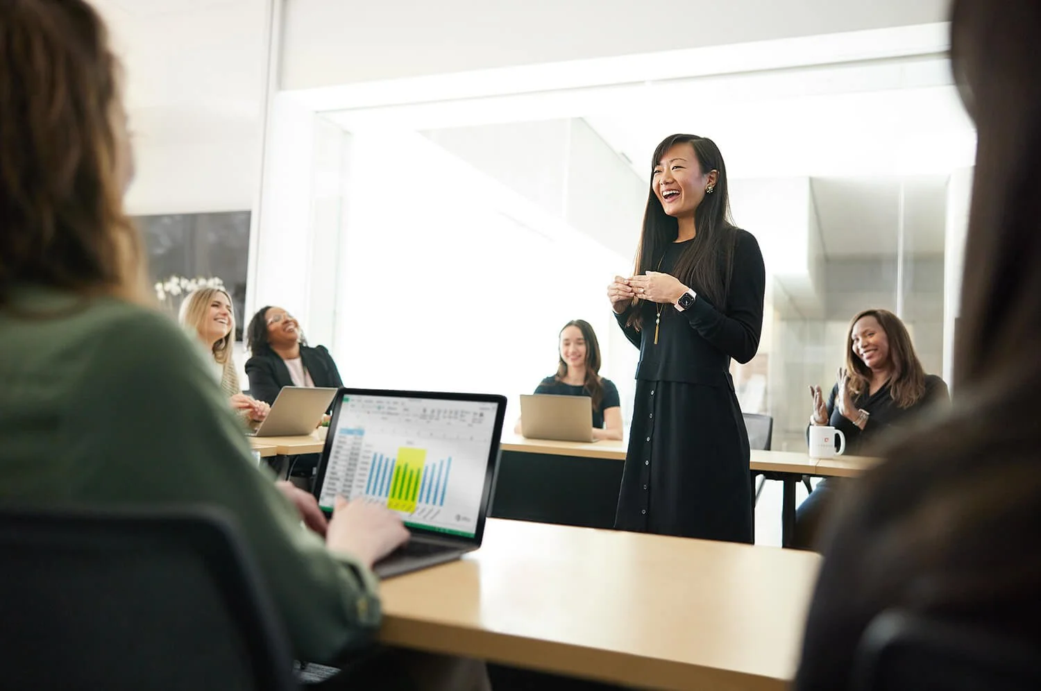 Corporate photography in Dallas highlighting dynamic training sessions.