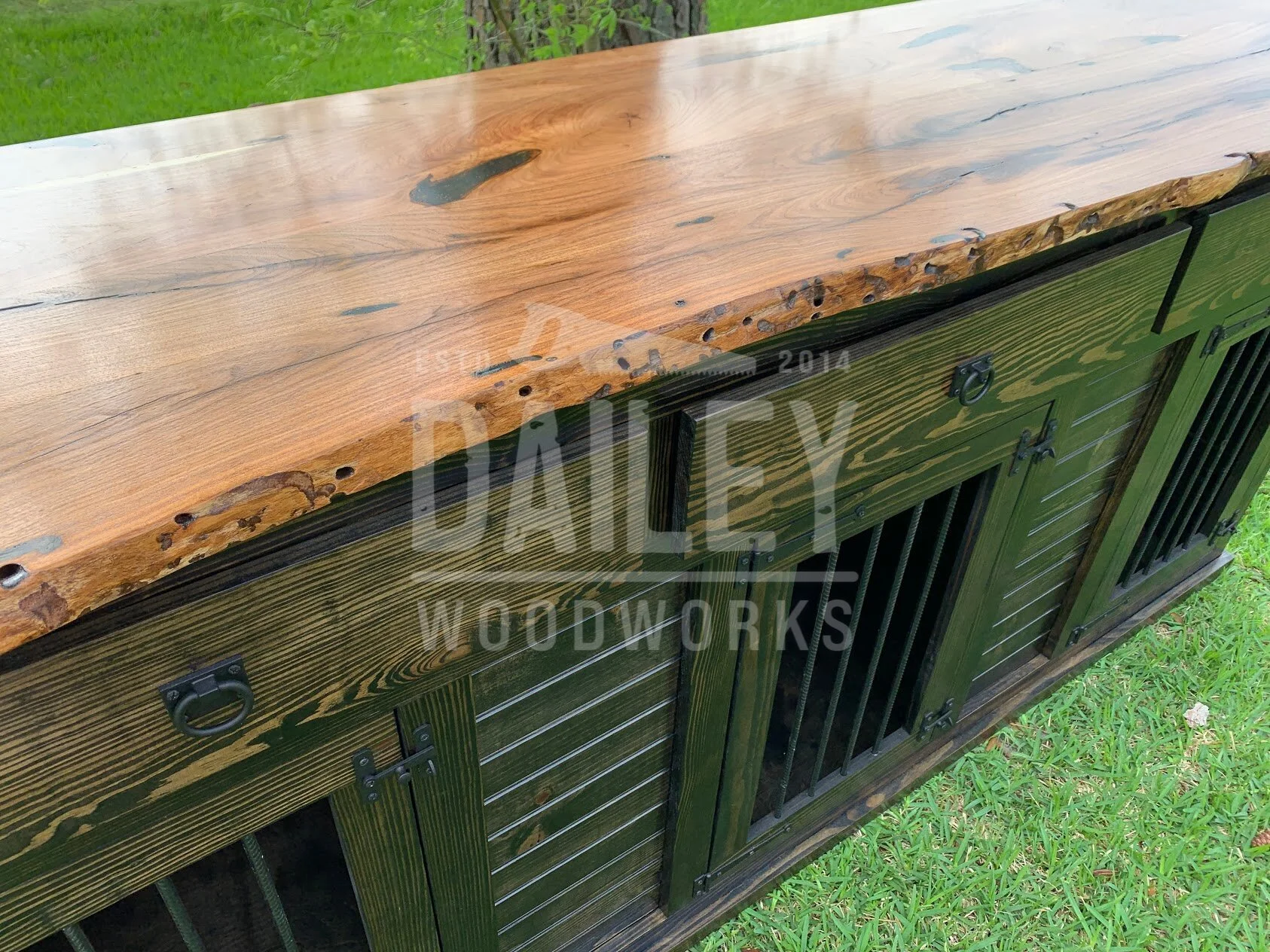 Texas Custom Kennels Premium Dog Crate Furniture — Dailey Woodworks