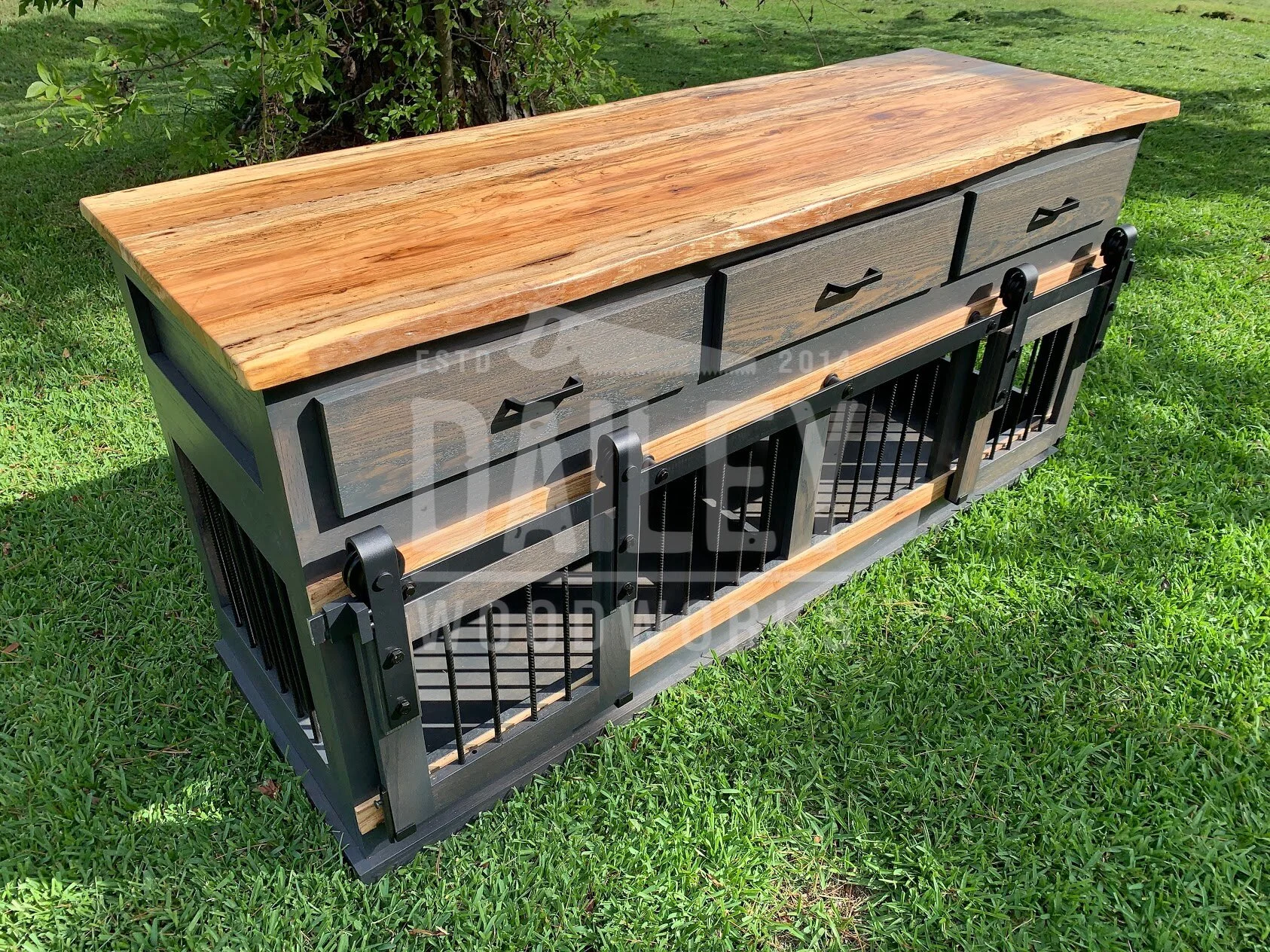 Texas Custom Kennels Premium Dog Crate Furniture — Dailey Woodworks