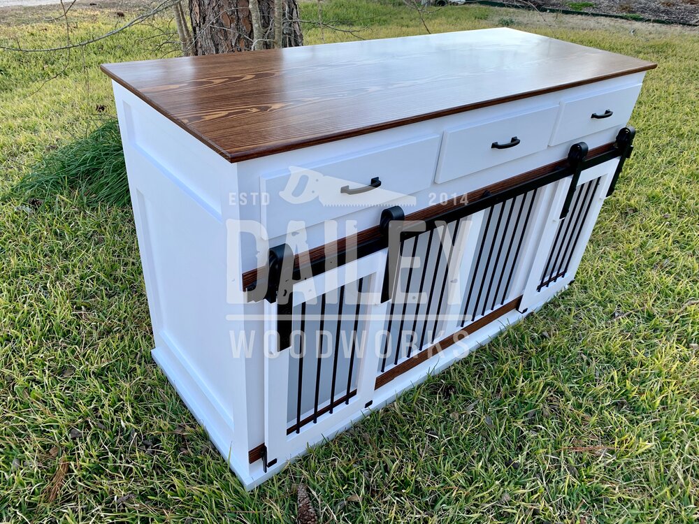 Dog crate dresser hot sale