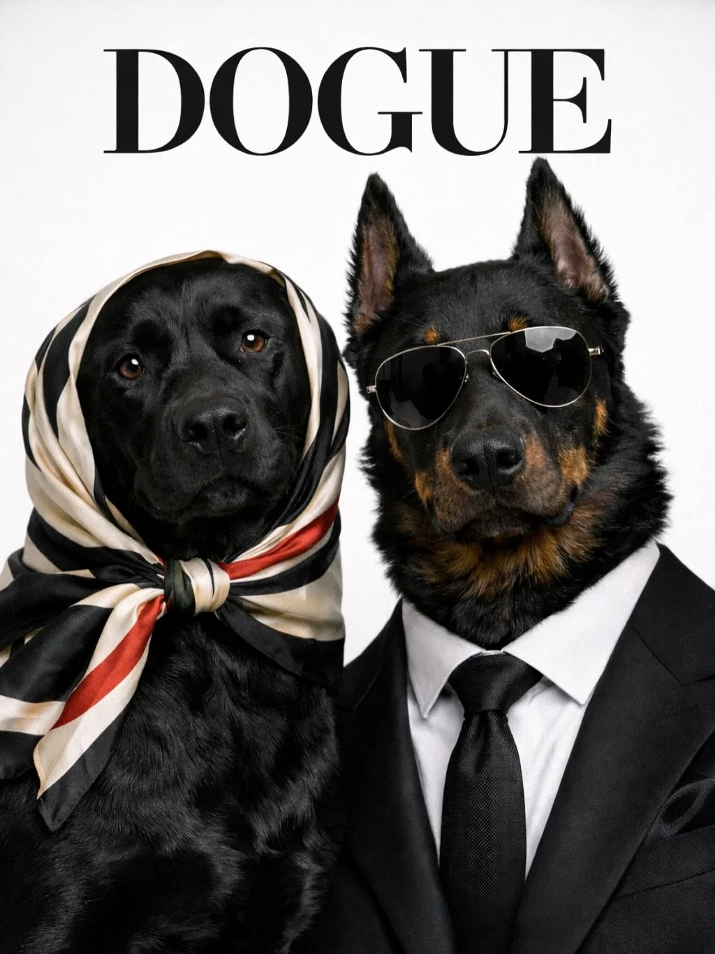 The Beauty Fortress Issue: Ella &amp; Louis.

Meet the dogs behind the chair.

Ella moves through The Beauty Fortress with quiet authority, equal parts charm and opinion. A specialist in warm welcomes, strategic side eye, and accepting admiration as 