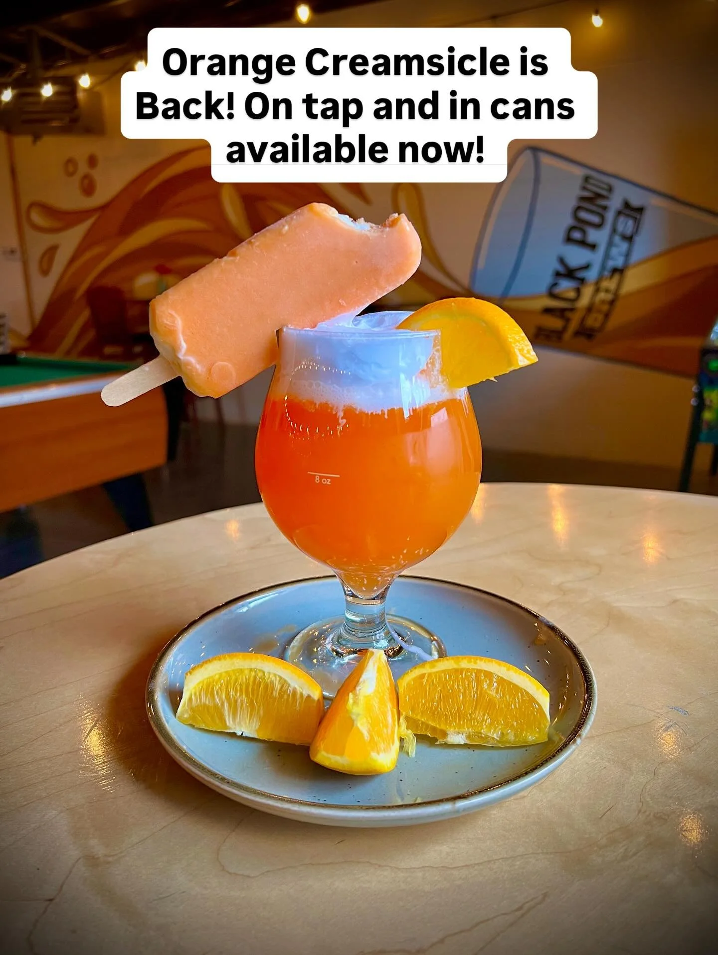 ππ¦ It’s official—Orange Creamsicle Sour is BACK on tap and in cans! πβ¨This fan-favorite sour is bursting with bright citrus, smooth vanilla, and that creamy finish that keeps you coming back for more. Balanced, refreshing, and downrigh