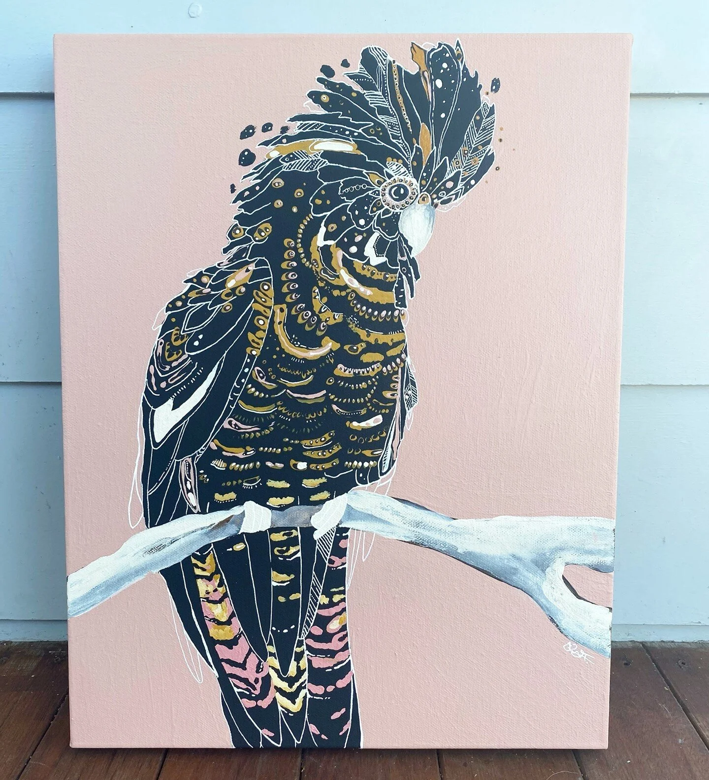 Kylie Ferriday Art - see her beautiful work at our art markets on the 19th September 2021.⁠
⁠
Inspired by Mother Nature&rsquo;s colour palette, the tropics, nature and culture, Kylie Ferriday Art celebrates the perfectly imperfect beauty that surroun