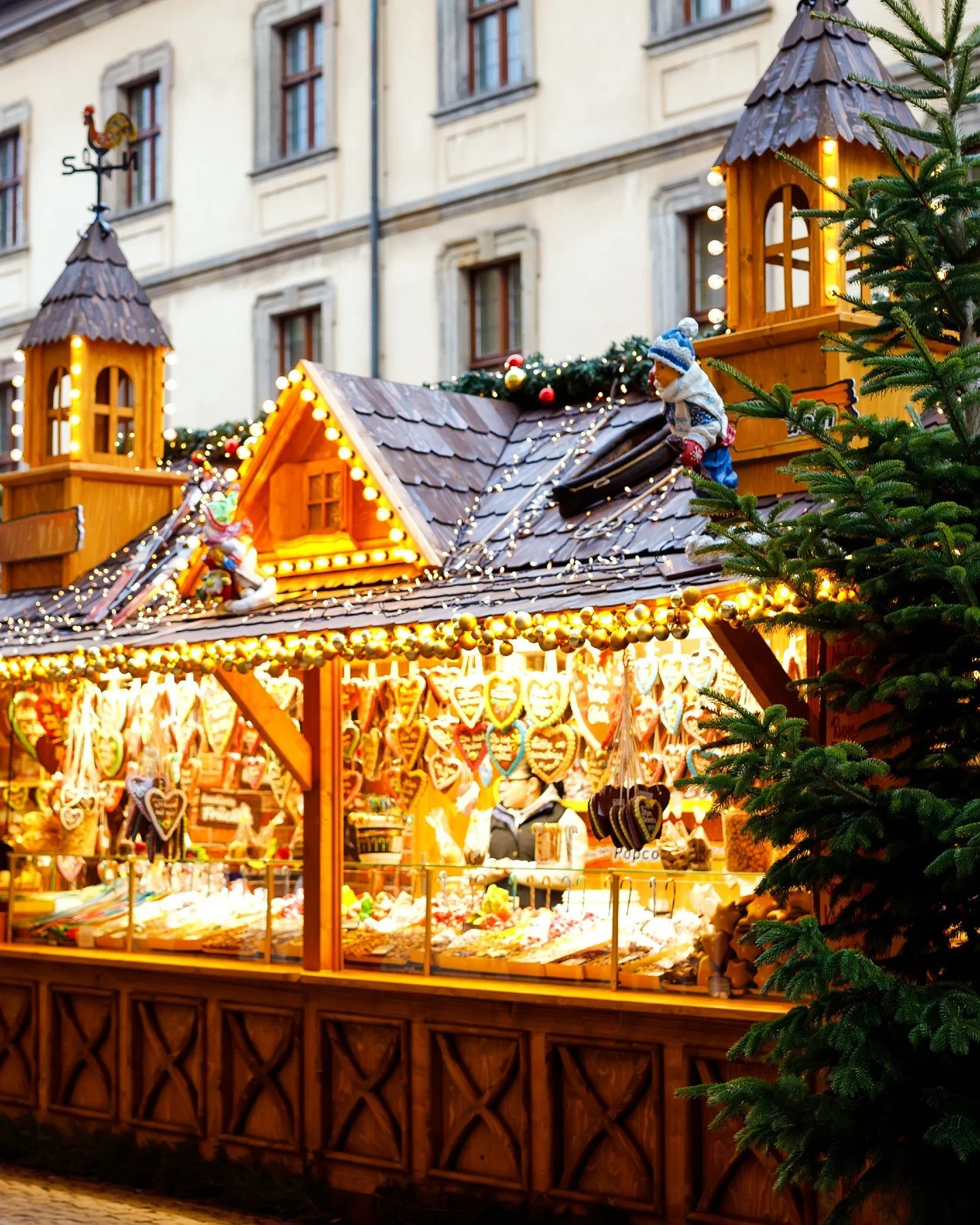 December markets have been popping up in town squares in Germany, Bohemia, and Austria since the 13th and 14th century, first as an opportunity to buy supplies for the long months ahead, and developing over the centuries into increasingly festive eve