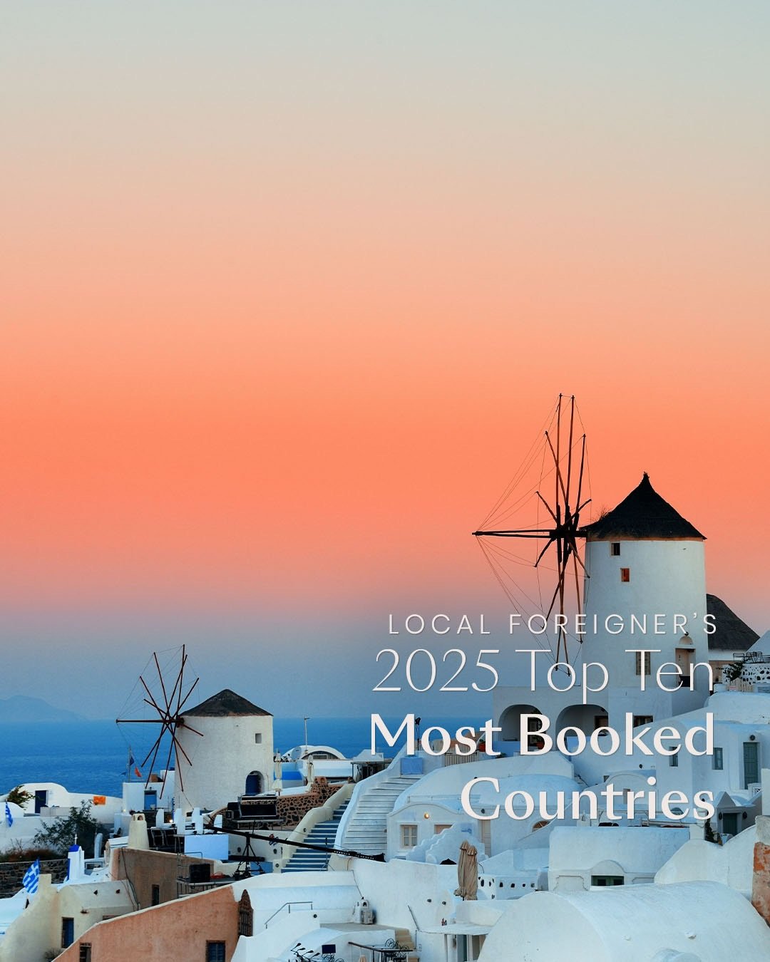 The last Local Foreigner clients are finally home from their festive trips, which means it&rsquo;s the 🎵most wonderful time of the year🎵...STATS TIME! We love taking a moment to dive deep into our CRM and analyze the travel patterns that emerged ov