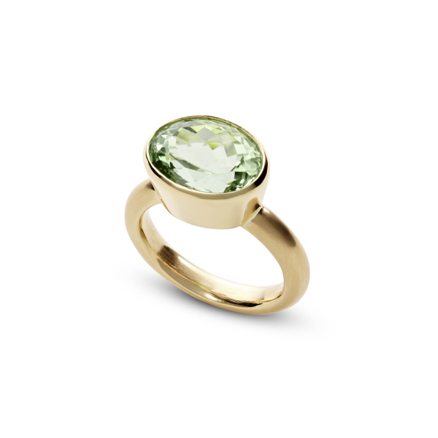 green tourmaline ring