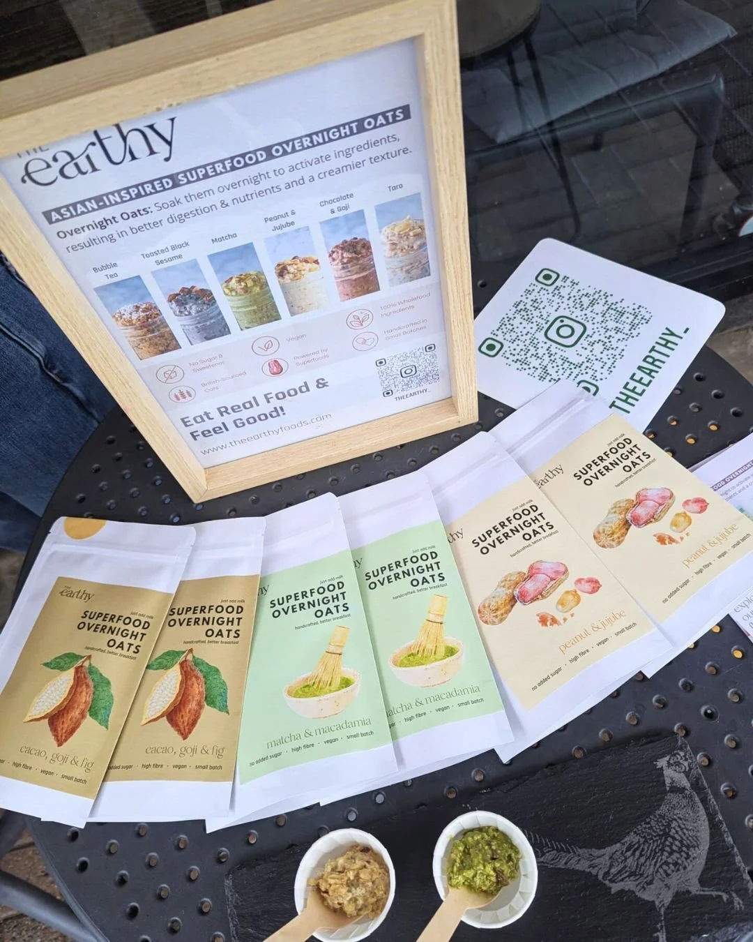 On @thediscoverystand this month&hellip;

@TheEarthy_ &ndash; some of you met them at the weekend. The matcha spread and overnight oats have been a hit.

@SuFireNuts &ndash; the perfect balance of 4 nuts and 4 spices to fuel focus and strength. You&r