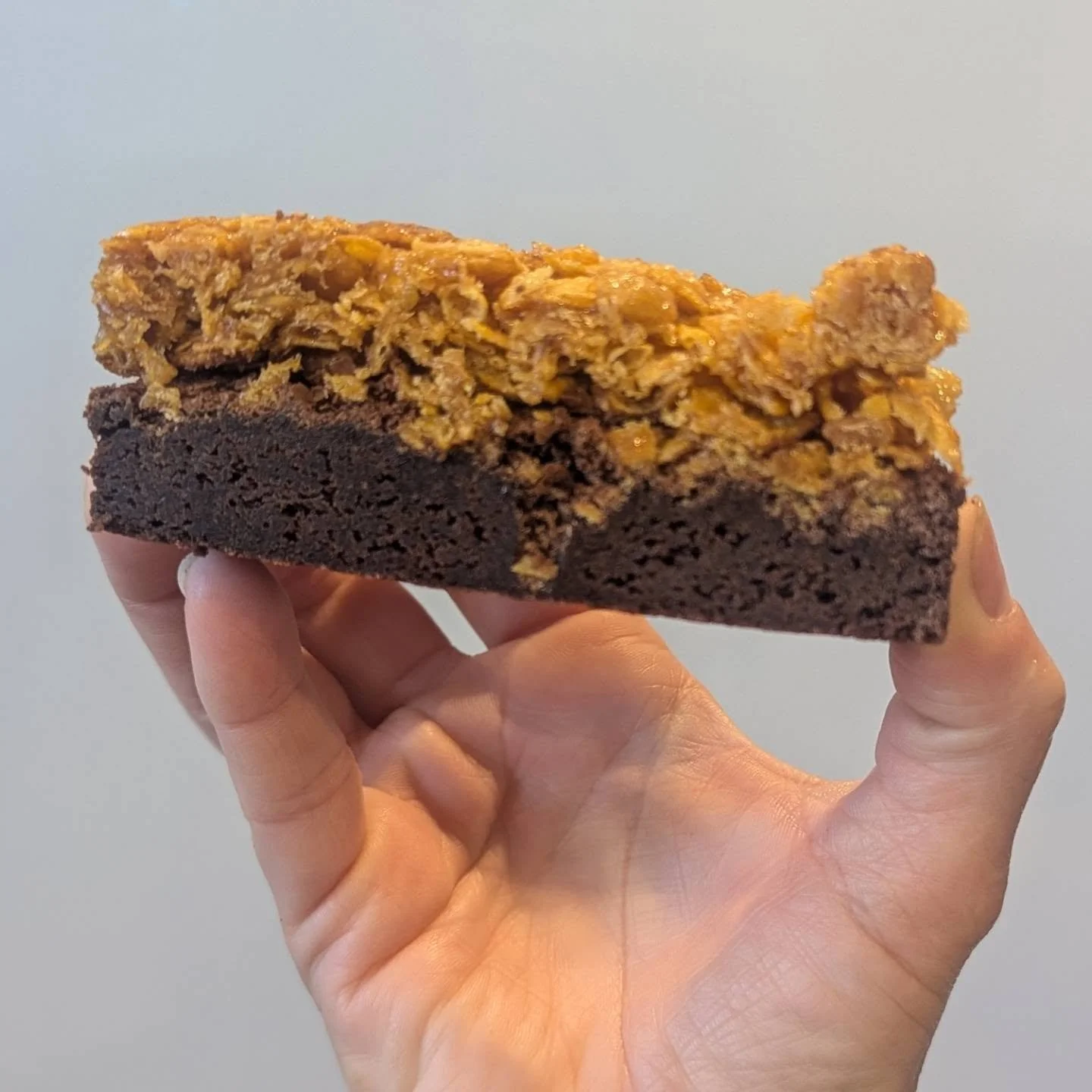 Introducing the caramel cornflake @eatepicbrownies 
Now in store
'nuff said