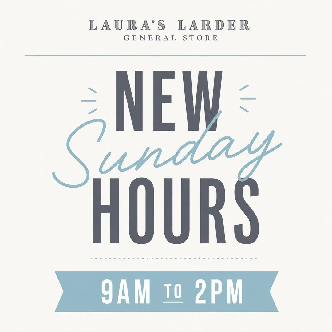 A little Sunday shuffle

From this Sunday, we&rsquo;ll be opening 9am&ndash;2pm.

Earlier coffee, earlier pastries, earlier cheese&hellip; it just fits a little better with what you lovely lot actually need from us on a Sunday.

See you from 9am