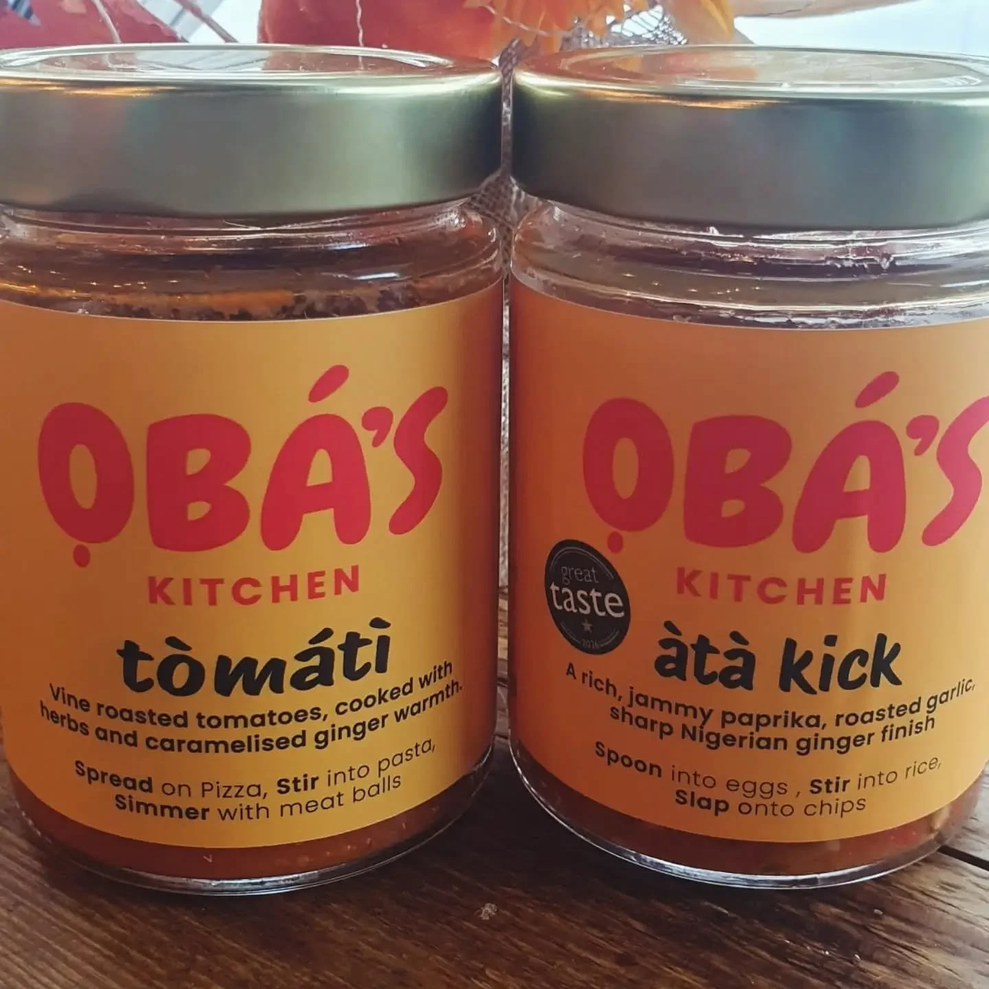 Oooo, these are GOOD! 🔥

New on our shelves from OB&Aacute;'S Kitchen, bringing some seriously delicious Nigerian-inspired flavours to Petts Wood.

&Agrave;t&agrave; Kick is spicy (but not too spicy) gingery, and a little bit addictive. Think of it 