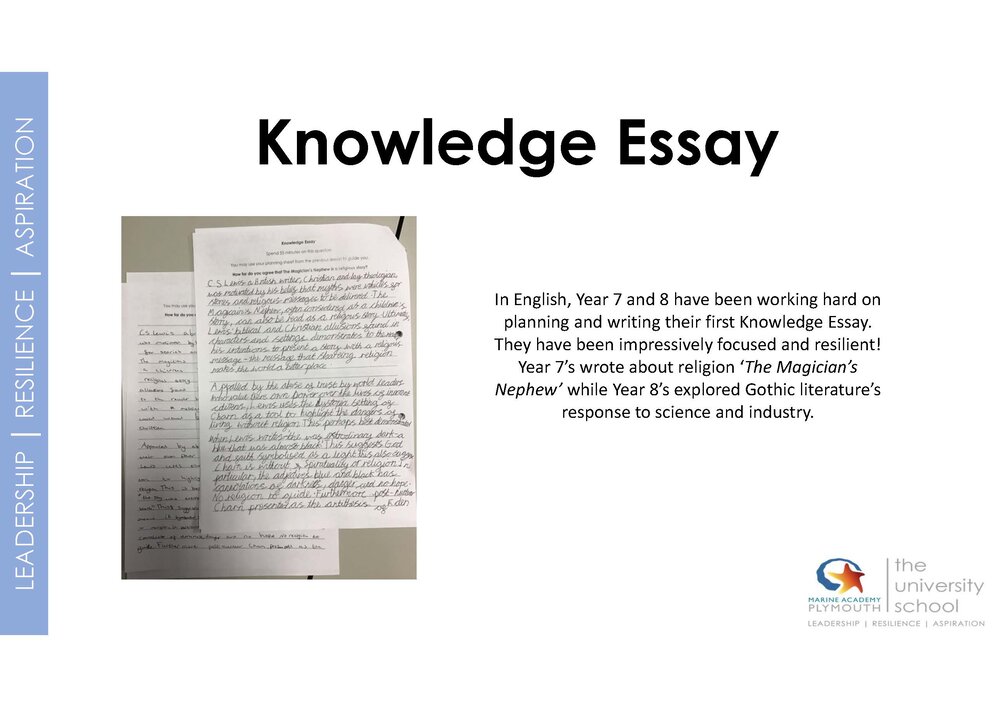 knowledge is light essay