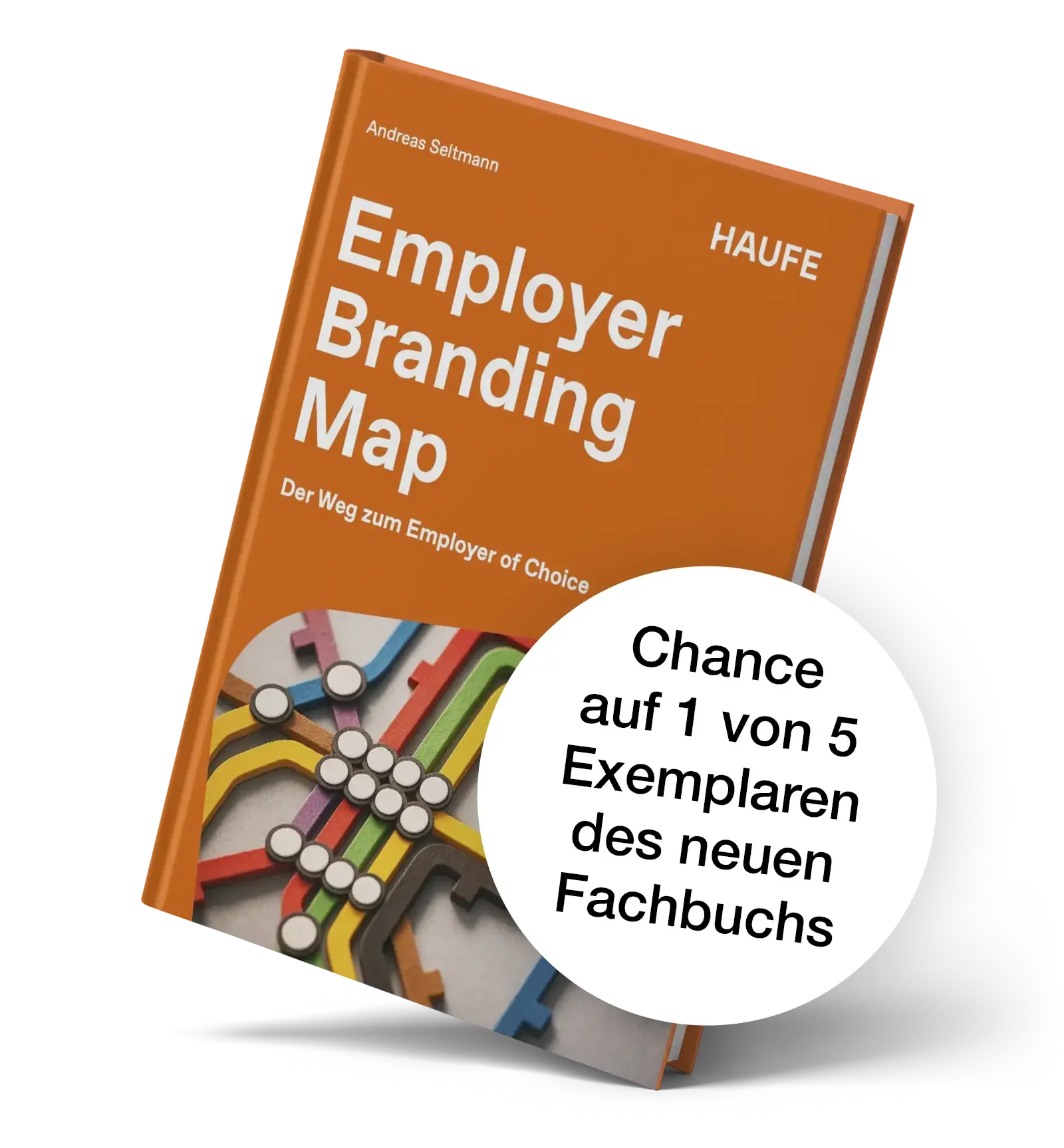 Das neue Fachbuch 'Employer Branding Map – Wege zum Employer of Choice' von Andreas Seltmann. Bis zum 30.06.2024 1 von 5 Exemplaren zu gewinnen.