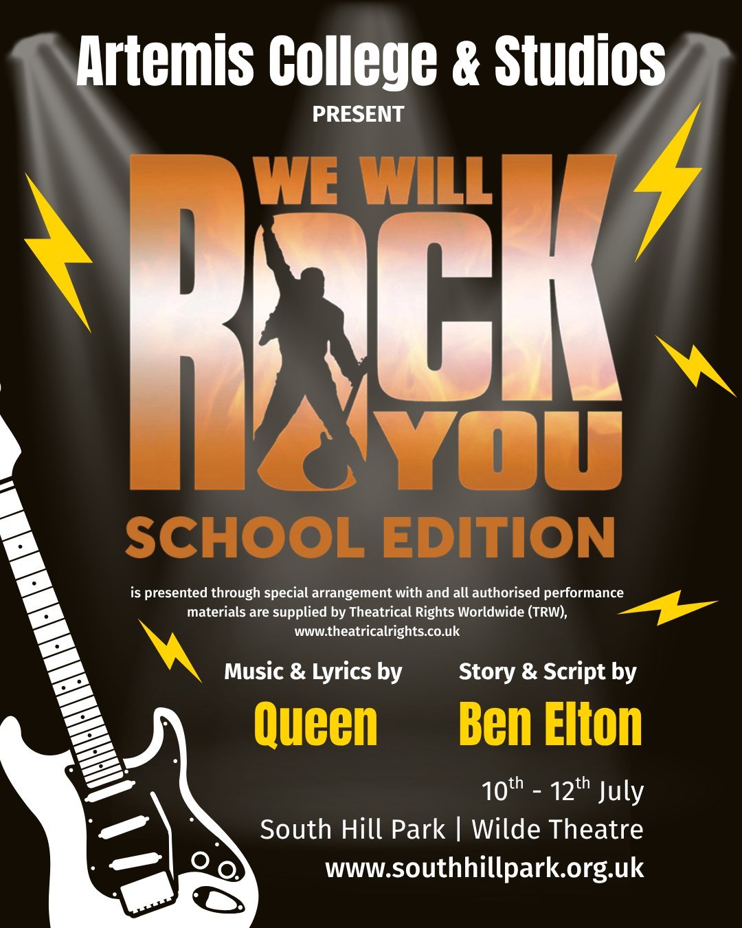 🎸 Are you ready to rock? 
WE WILL ROCK YOU school&rsquo;s edition hits the stage in July! Packed with hit songs, killer dance routines and an unforgettable story - don't leave it too late to book your tickets! 🤟
Join the revolution from Thursday th
