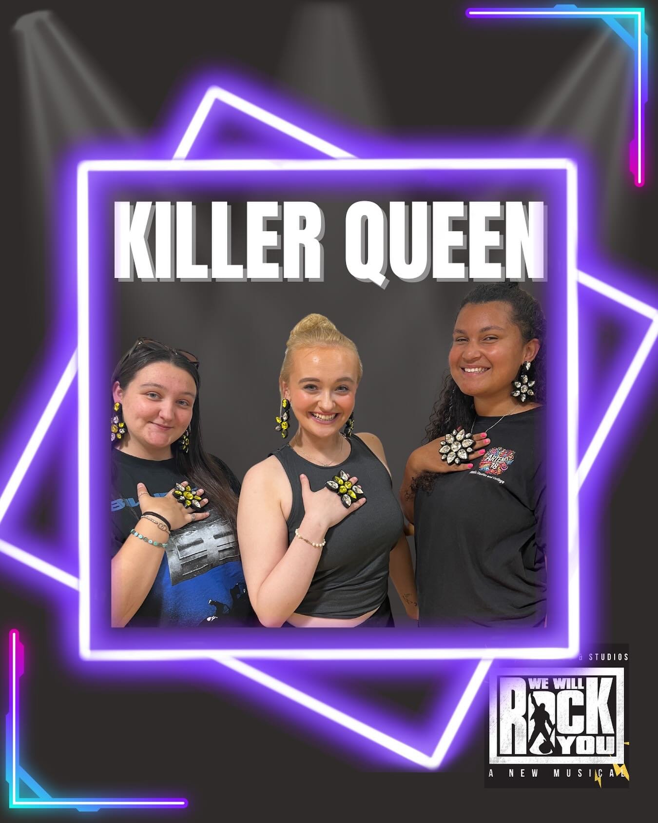✨ A huge thank you to @iconicdragjewels for loaning us some truly show-stopping jewellery for our fabulous Killer Queens in We Will Rock You! Your stunning pieces are the perfect final touch 👑💎
We can&rsquo;t wait for audiences to see them shine on