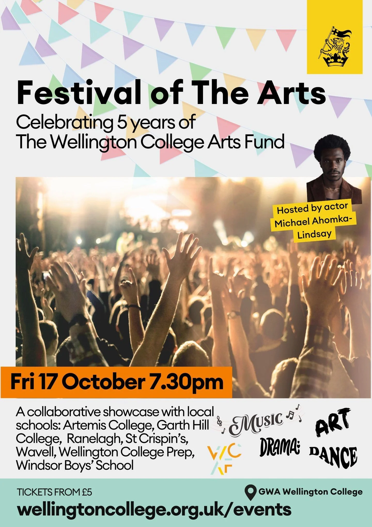 🎭 We're thrilled to be performing at the stunning Wellington College as part of their Festival of the Arts!
Our students will be taking to the stage alongside an incredible line-up &mdash; what an honour to be part of this celebration of creativity 