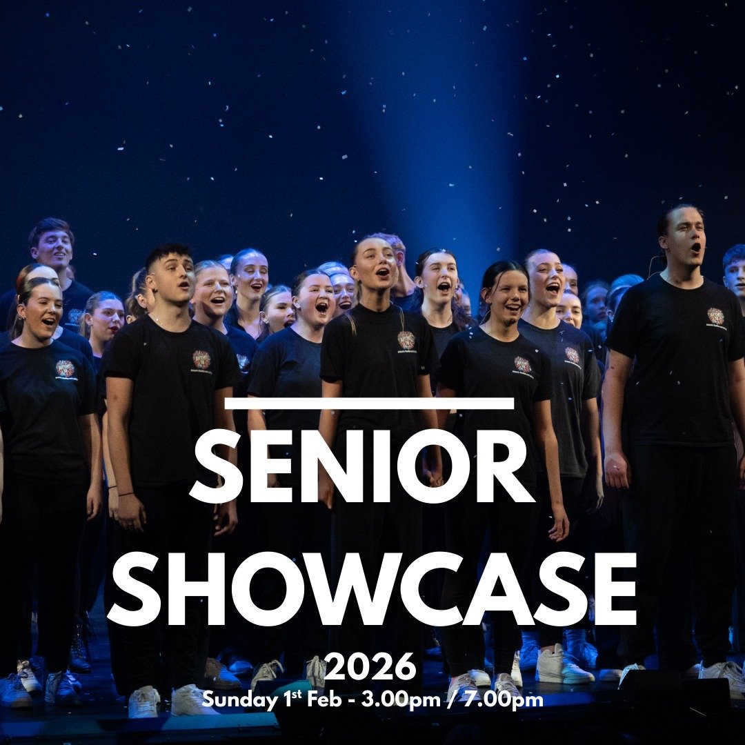 Showcase is right around the corner 🤩

Our Senior Showcase is approaching fast and we can't wait to share these numbers! Tickets are limited for both shows so book quickly to secure the best seats in the house 🎟️

📅 Sunday 1st Feb
🕛 3.00pm / 7.00