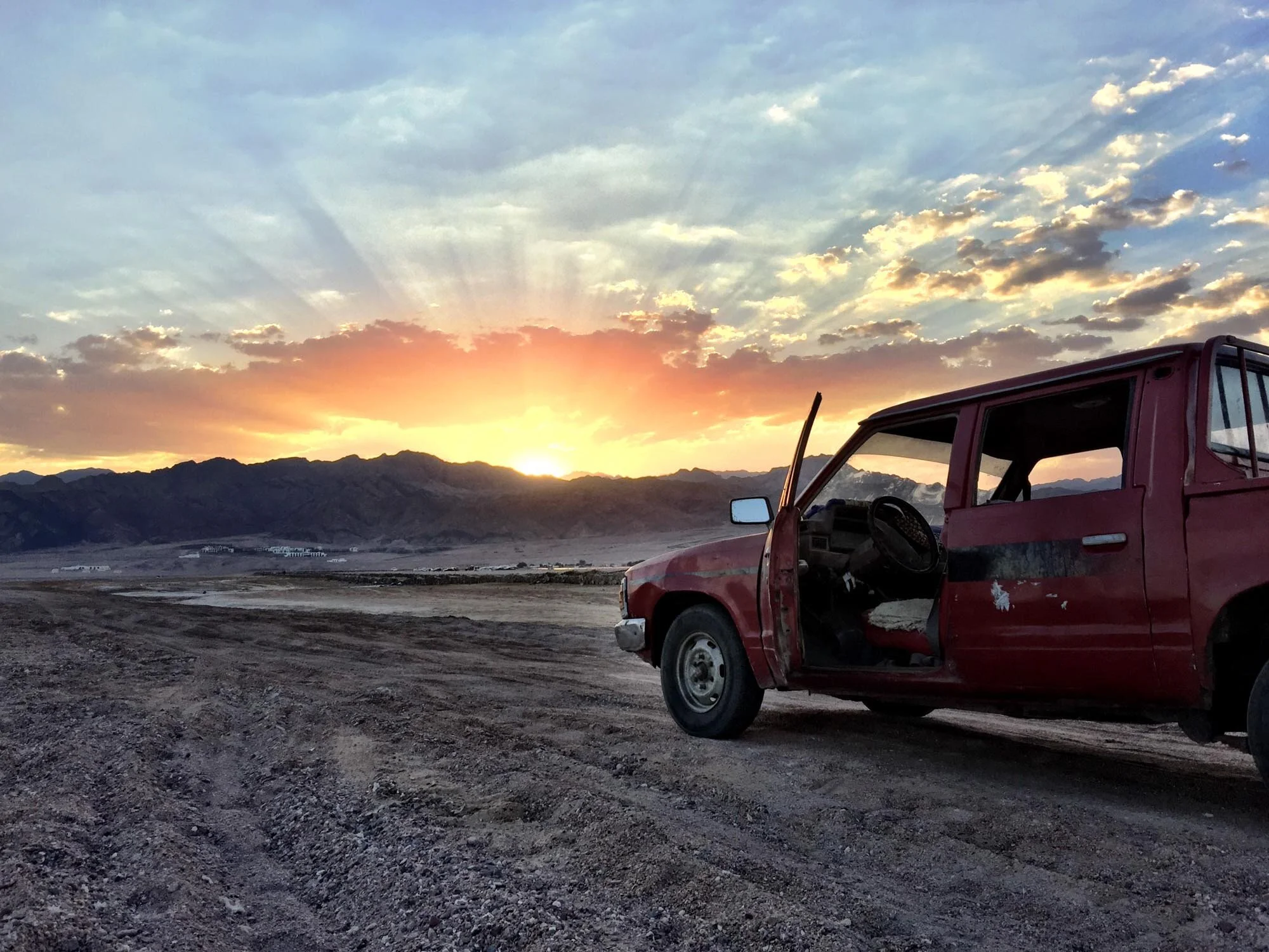 Sunset at Laguna, Dahab